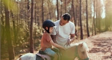 Horse-riding course at Center Parcs Le Bois aux Daims
