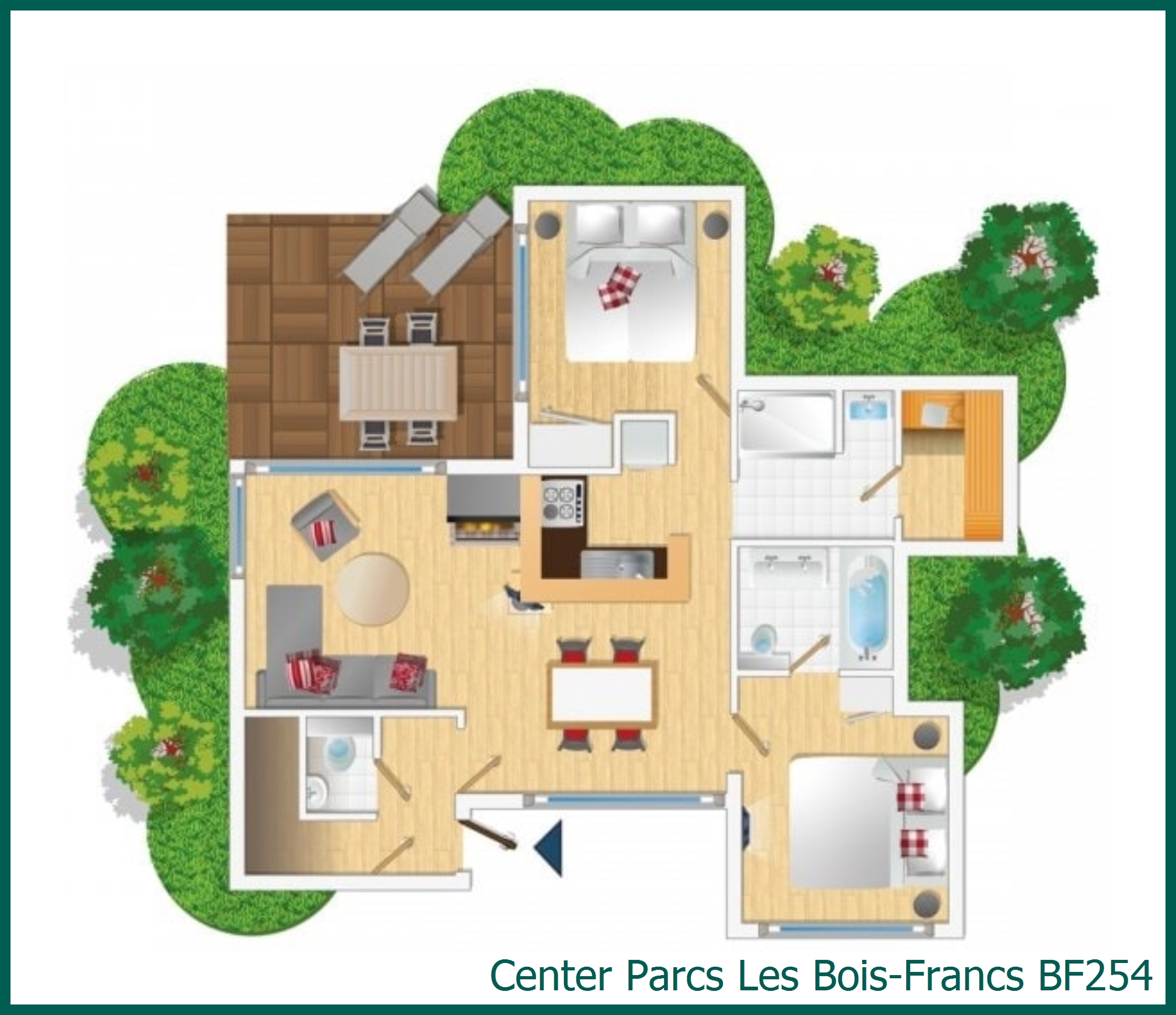 VIP cottage BF254 at Les Bois-Francs