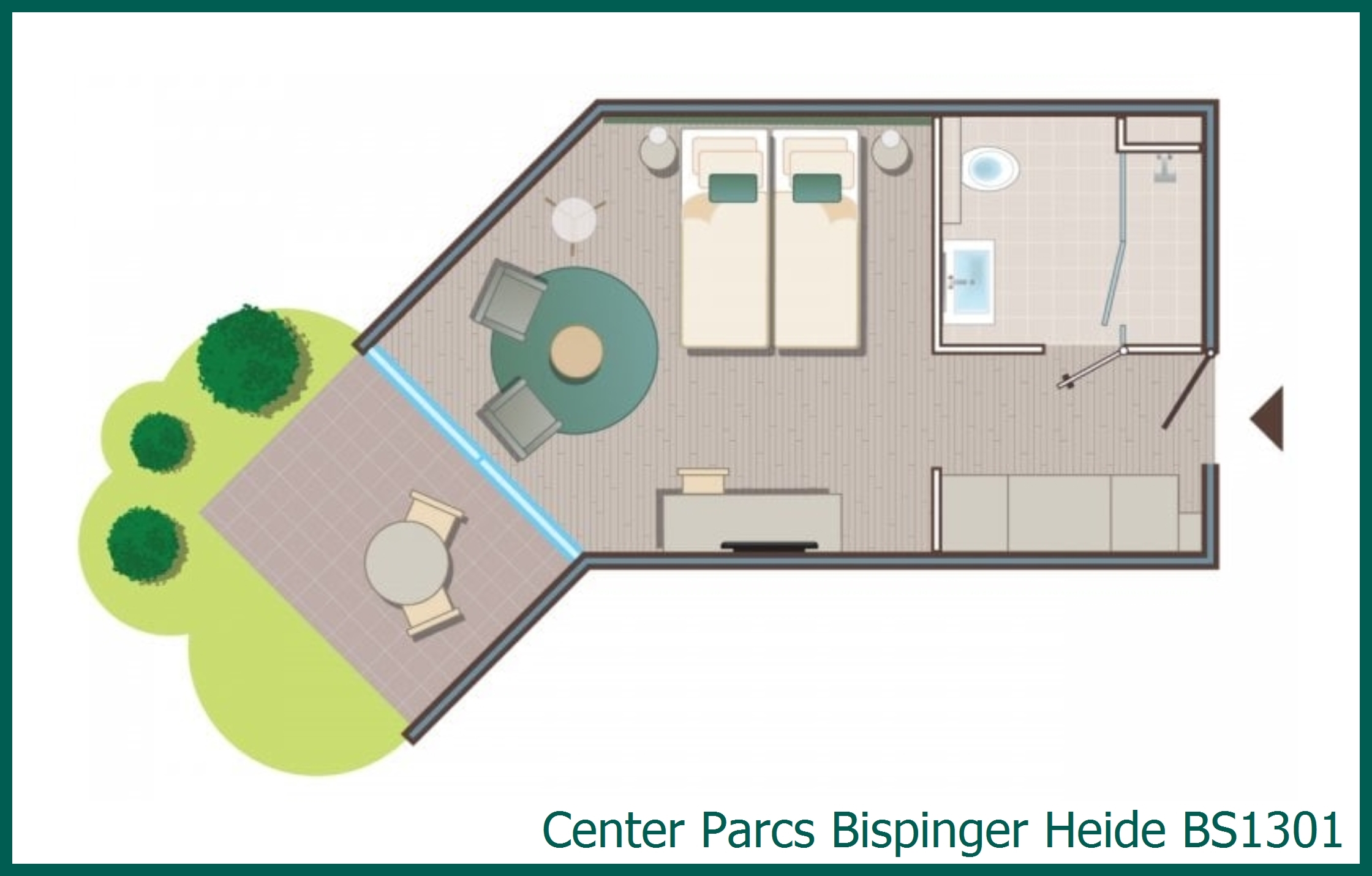 Hotel room BS1301 at Bispinger Heide