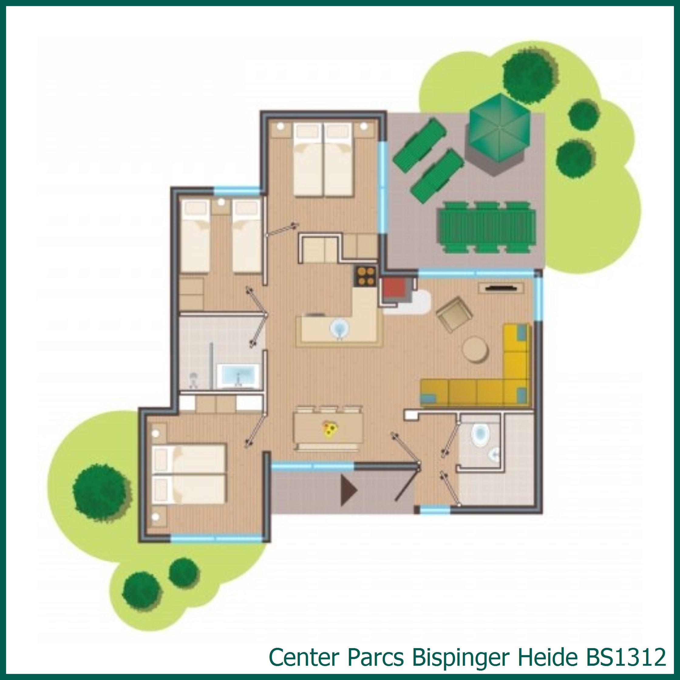 Comfort cottage BS1312 at Bispinger Heide