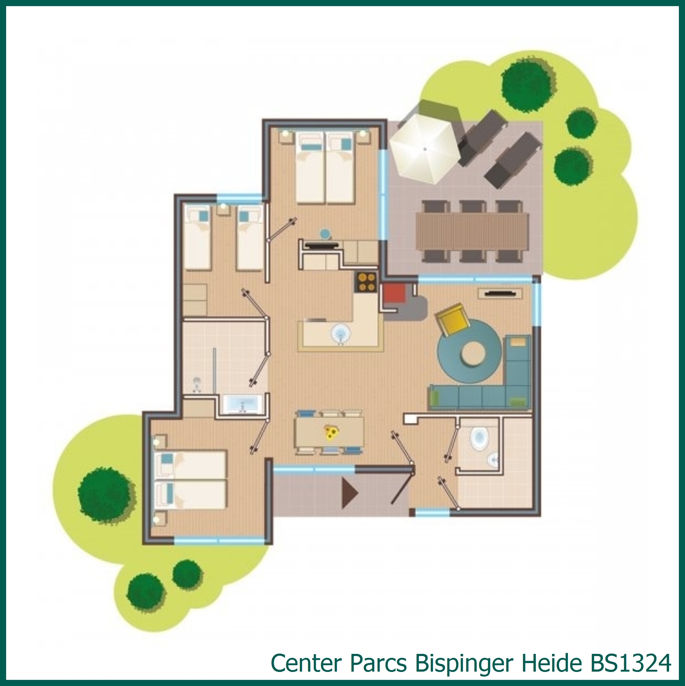 Premium cottage BS1324 at Bispinger Heide