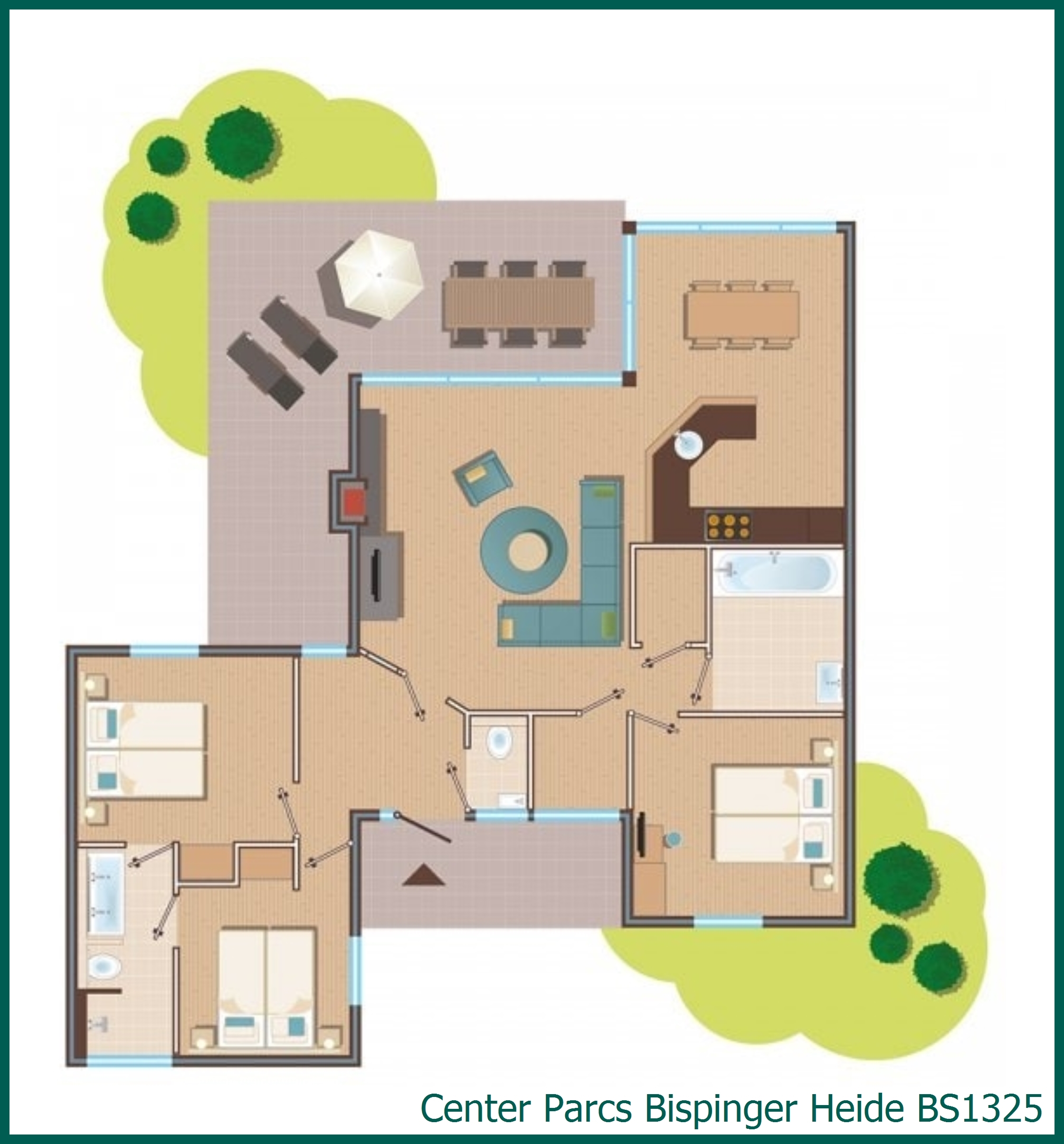 Premium Eden Cottage BS1325 at Bispinger Heide