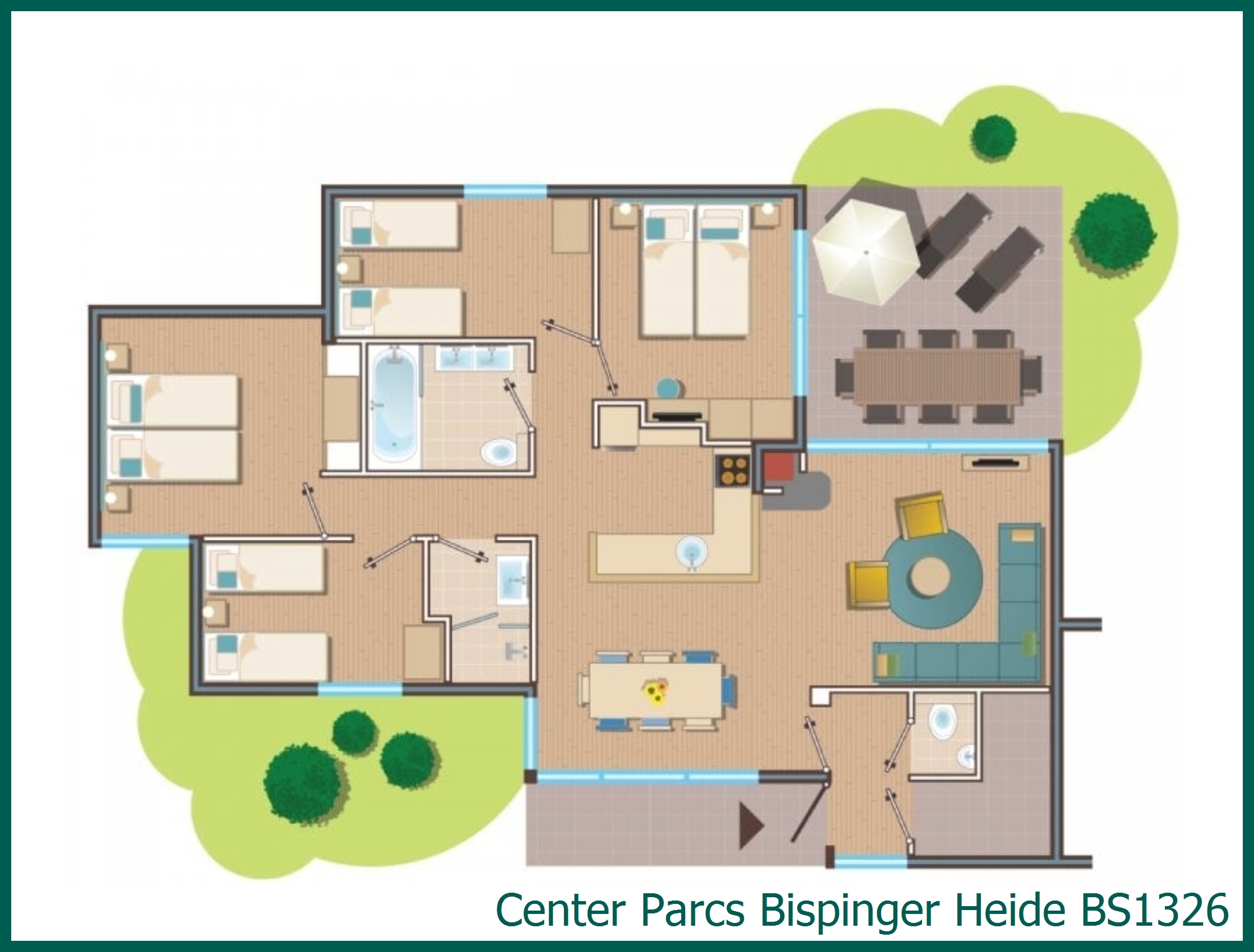Premium cottage BS1326 at Bispinger Heide