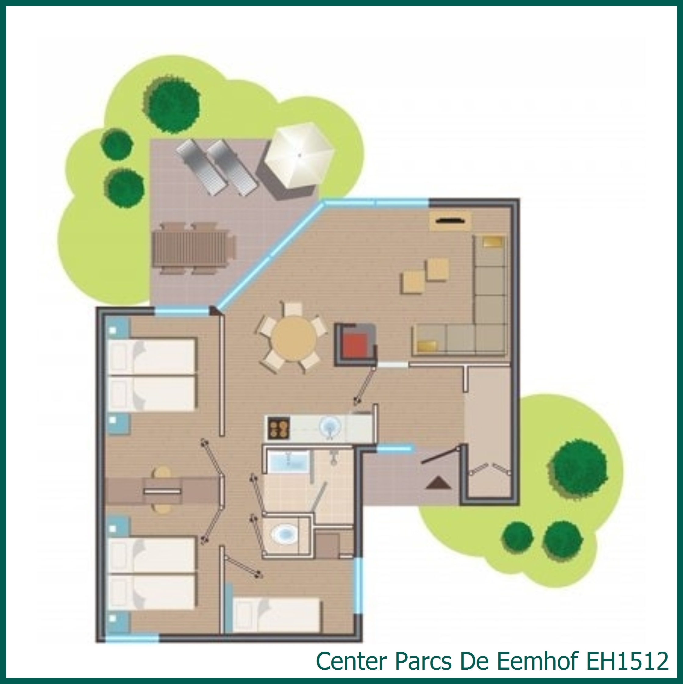 Comfort cottage EH1512 at De Eemhof