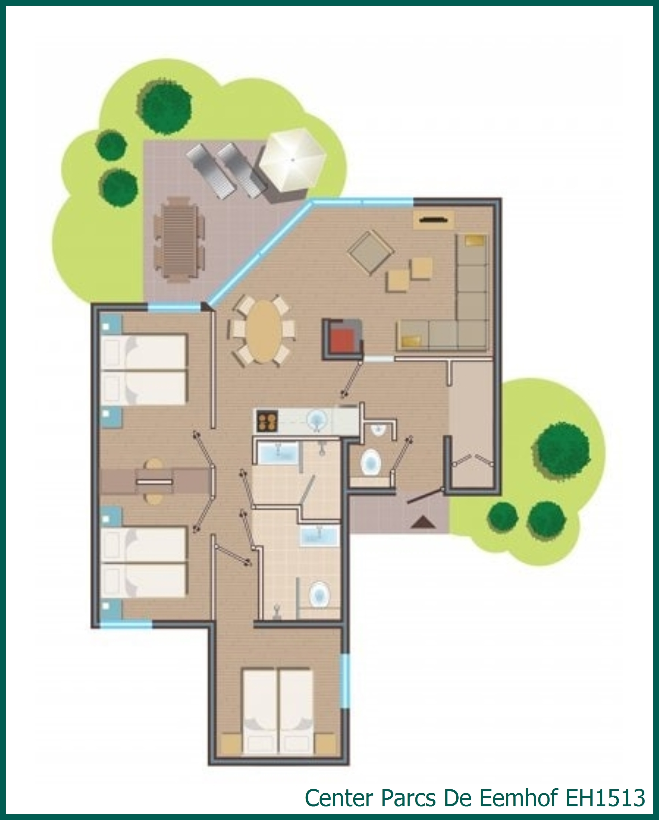 Comfort cottage EH1513 at De Eemhof