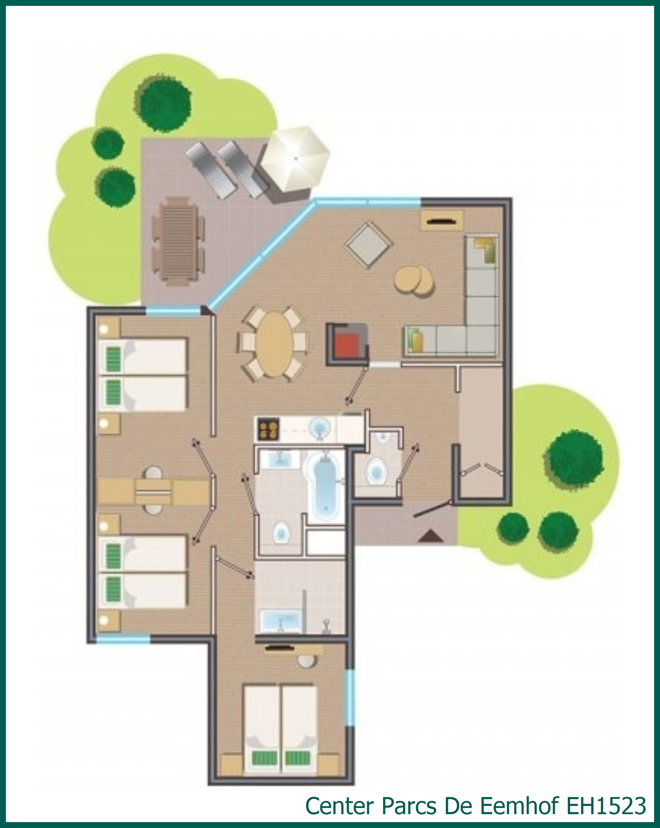 Premium cottage EH1523 at De Eemhof