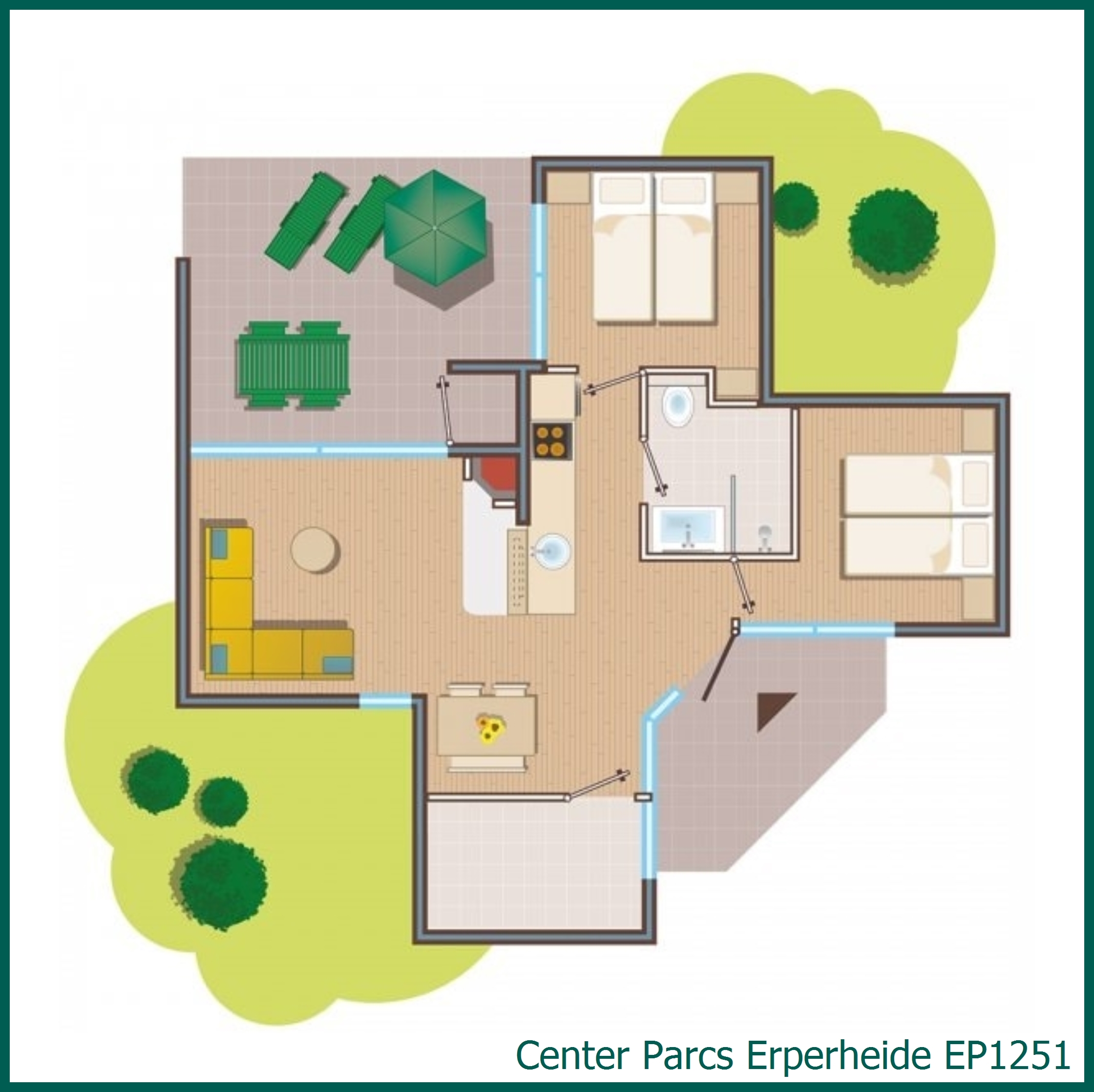 Comfort cottage EP1251 at Erperheide