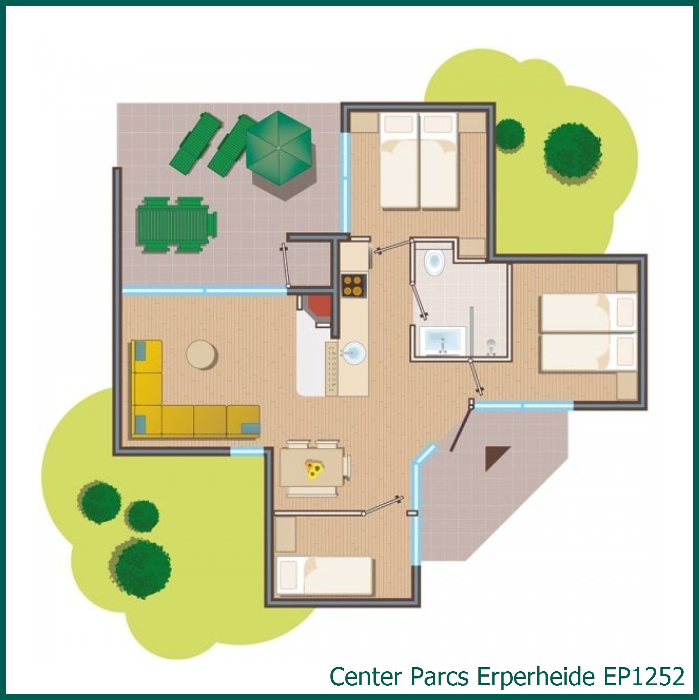 Comfort cottage EP1252 at Erperheide