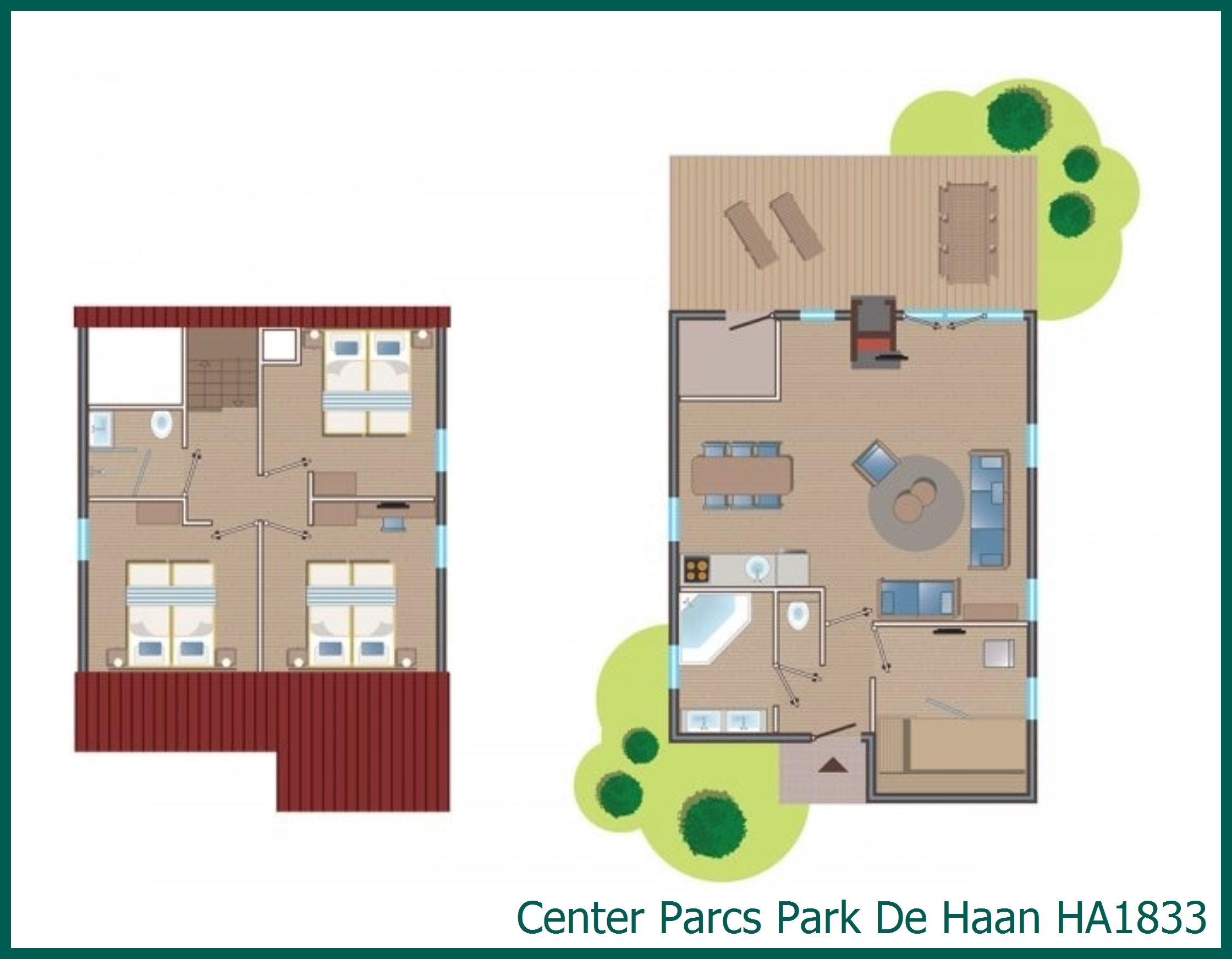 VIP cottage HA1833 at Park De Haan