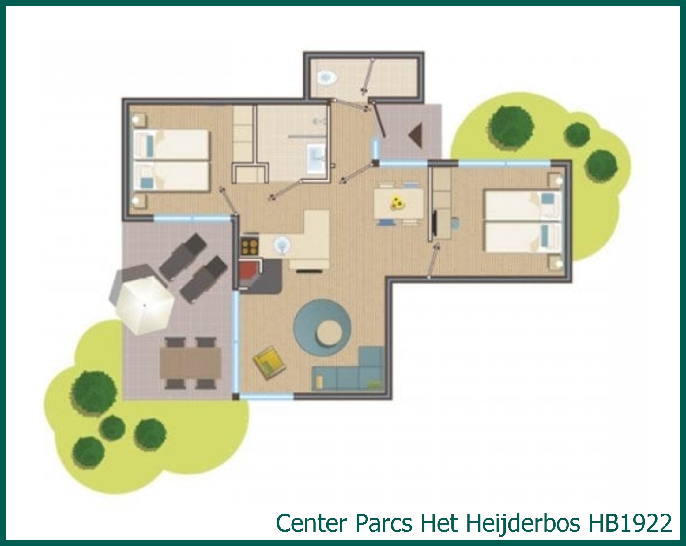 Premium cottage HB1922 at Het Heijderbos