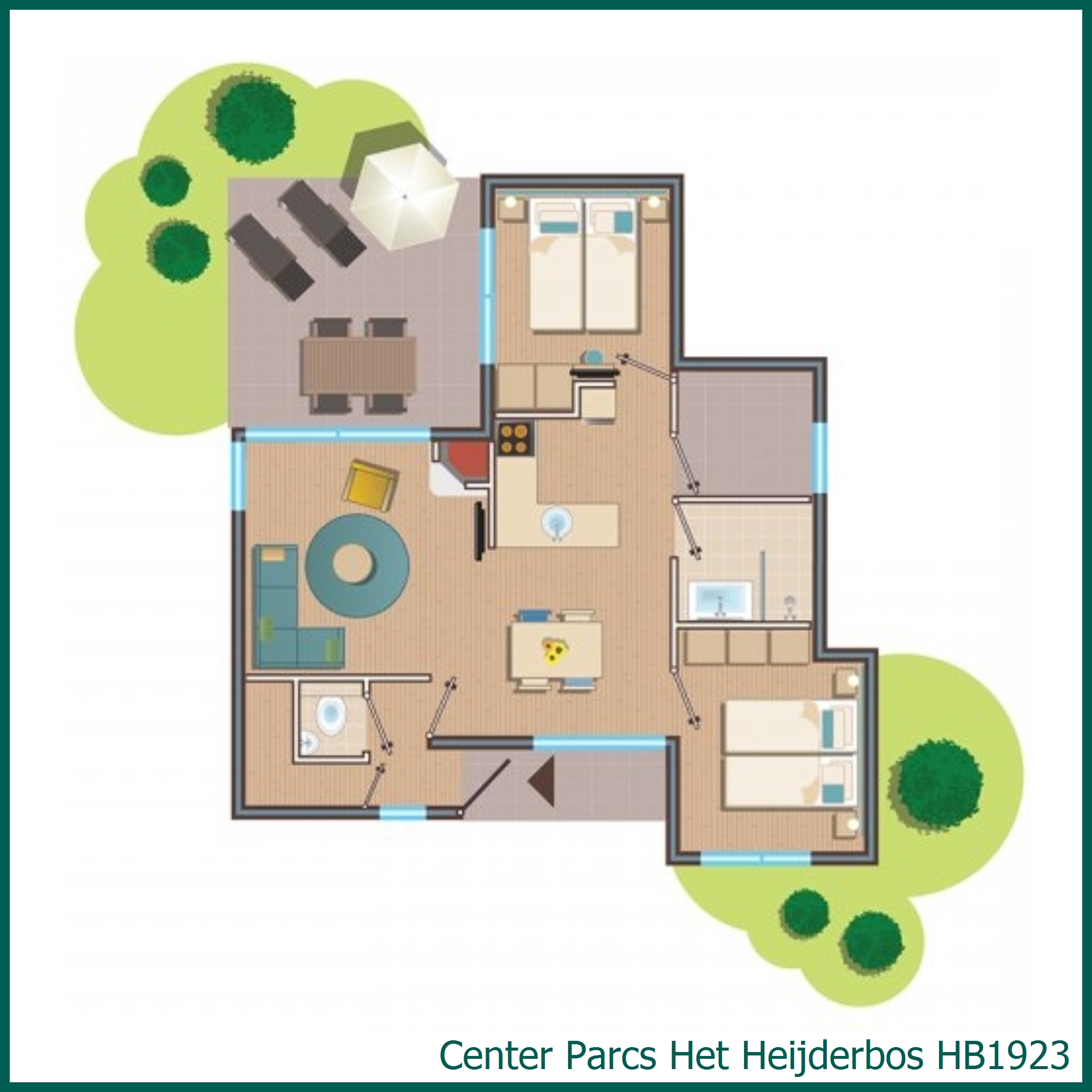 Premium cottage HB1923 at Het Heijderbos