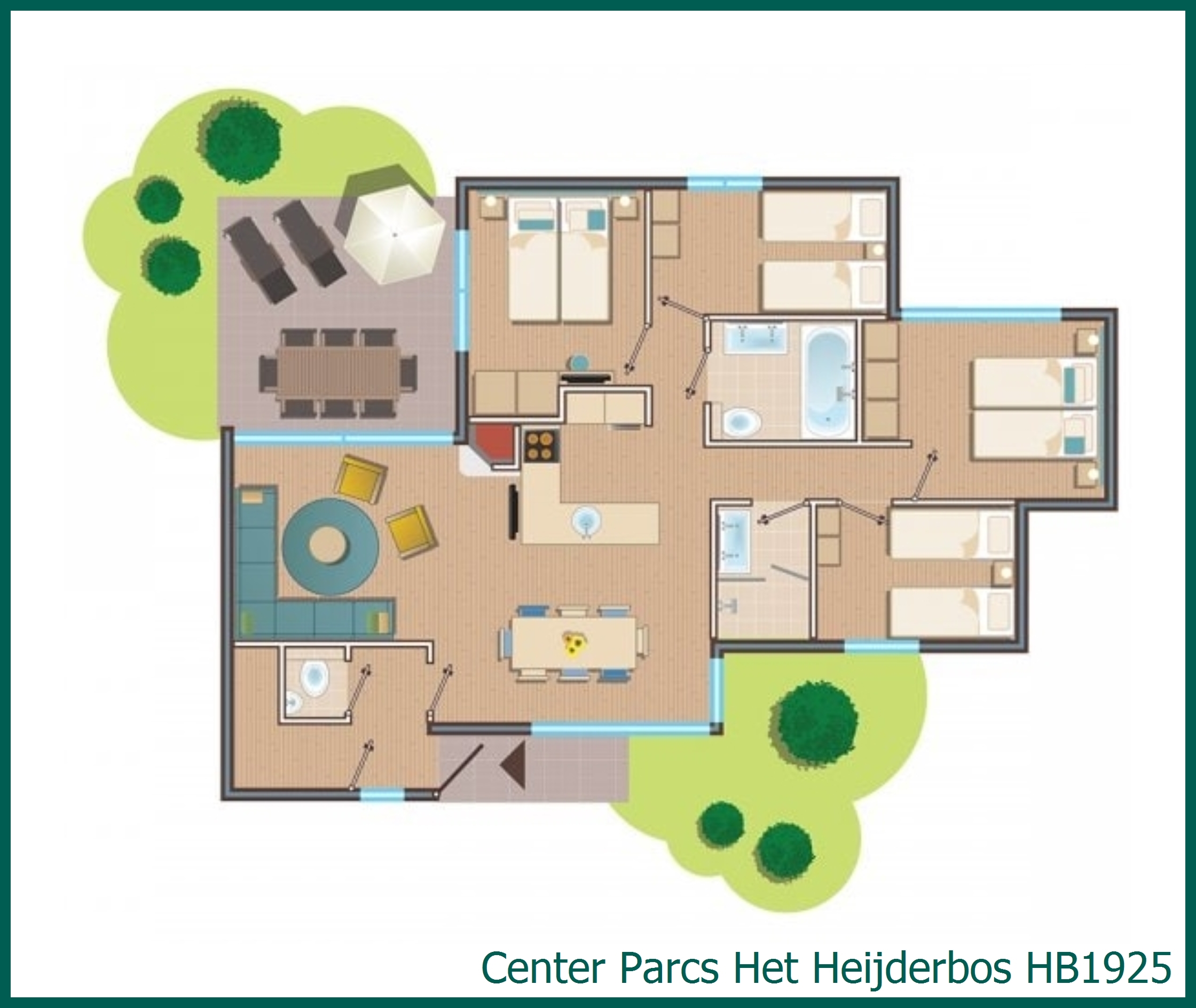 Premium cottage HB1925 at Het Heijderbos