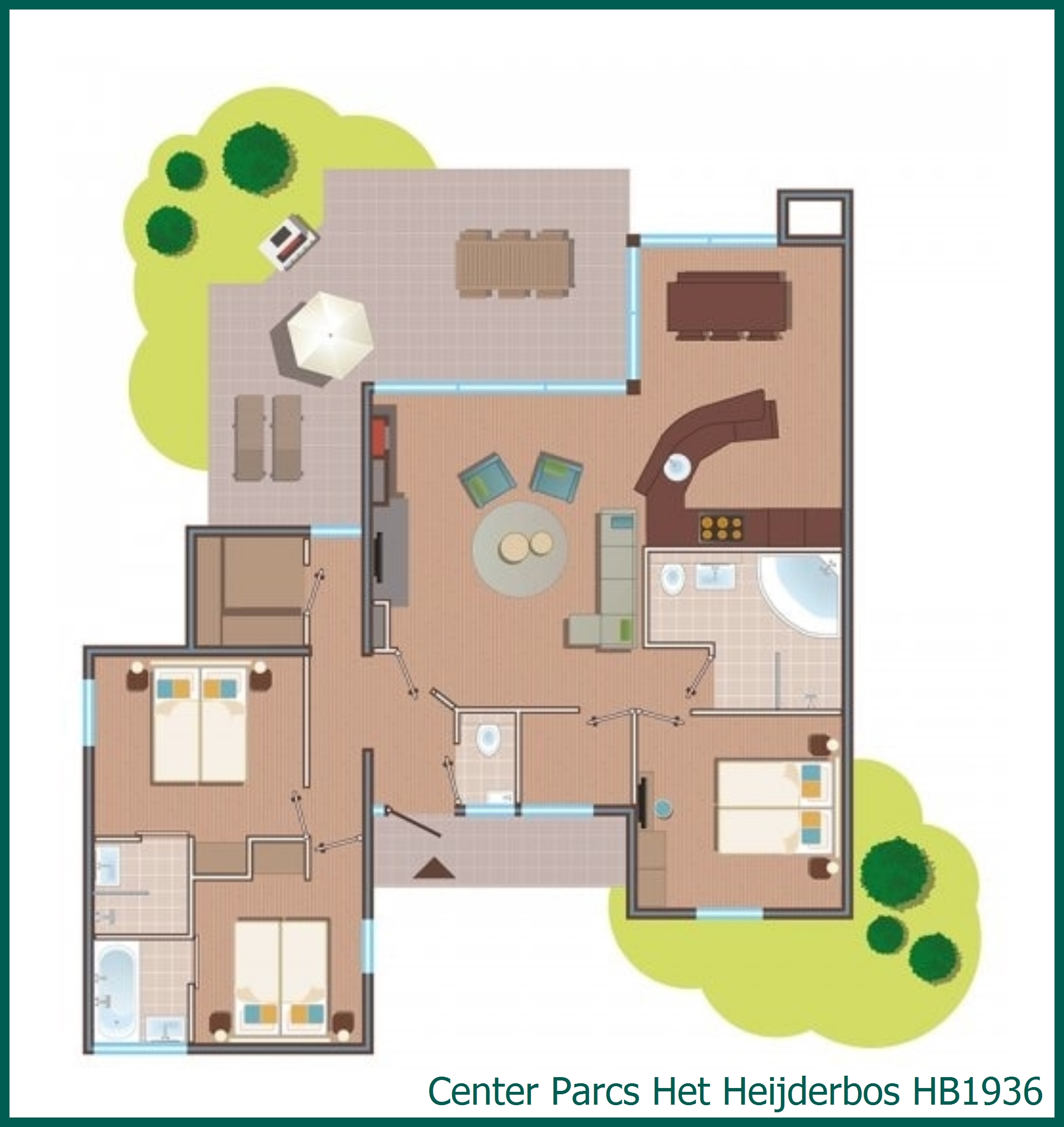 VIP Eden Cottage HB1936 at Het Heijderbos