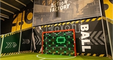 Interactive football wall at Center Parcs Het Heijderbos