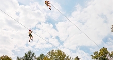 Zip Wire, exhilarating cable-lift at Center Parcs Het Heijderbos