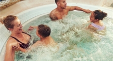 Hot tubs at Center Parcs Het Heijderbos