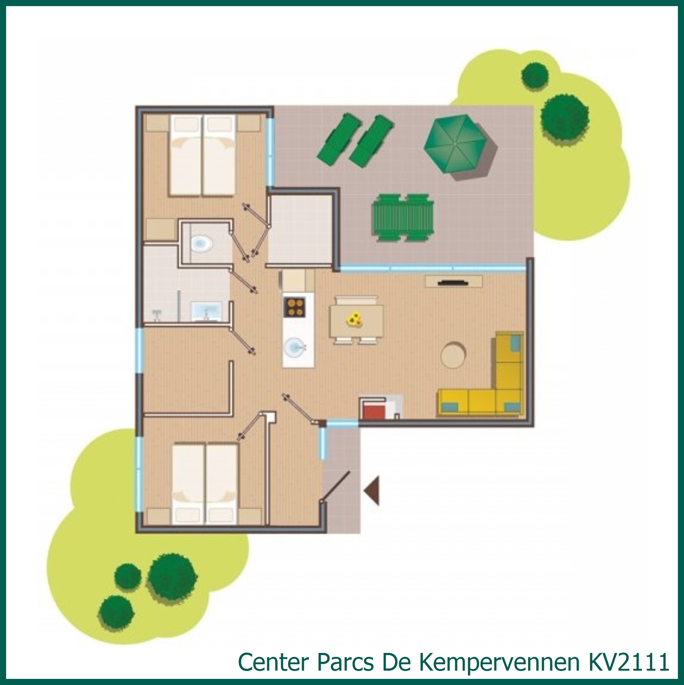 Comfort cottage KV2111 at De Kempervennen