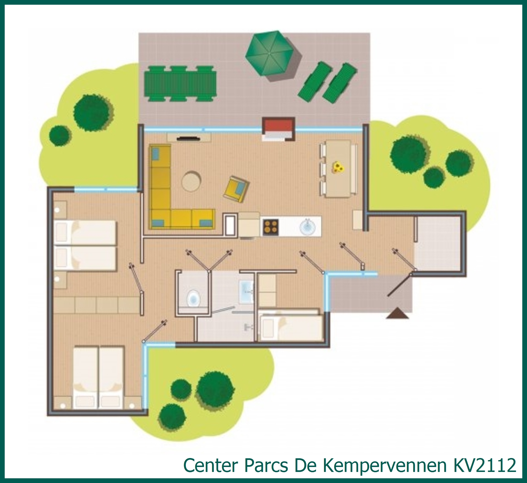 Comfort cottage KV2112 at De Kempervennen