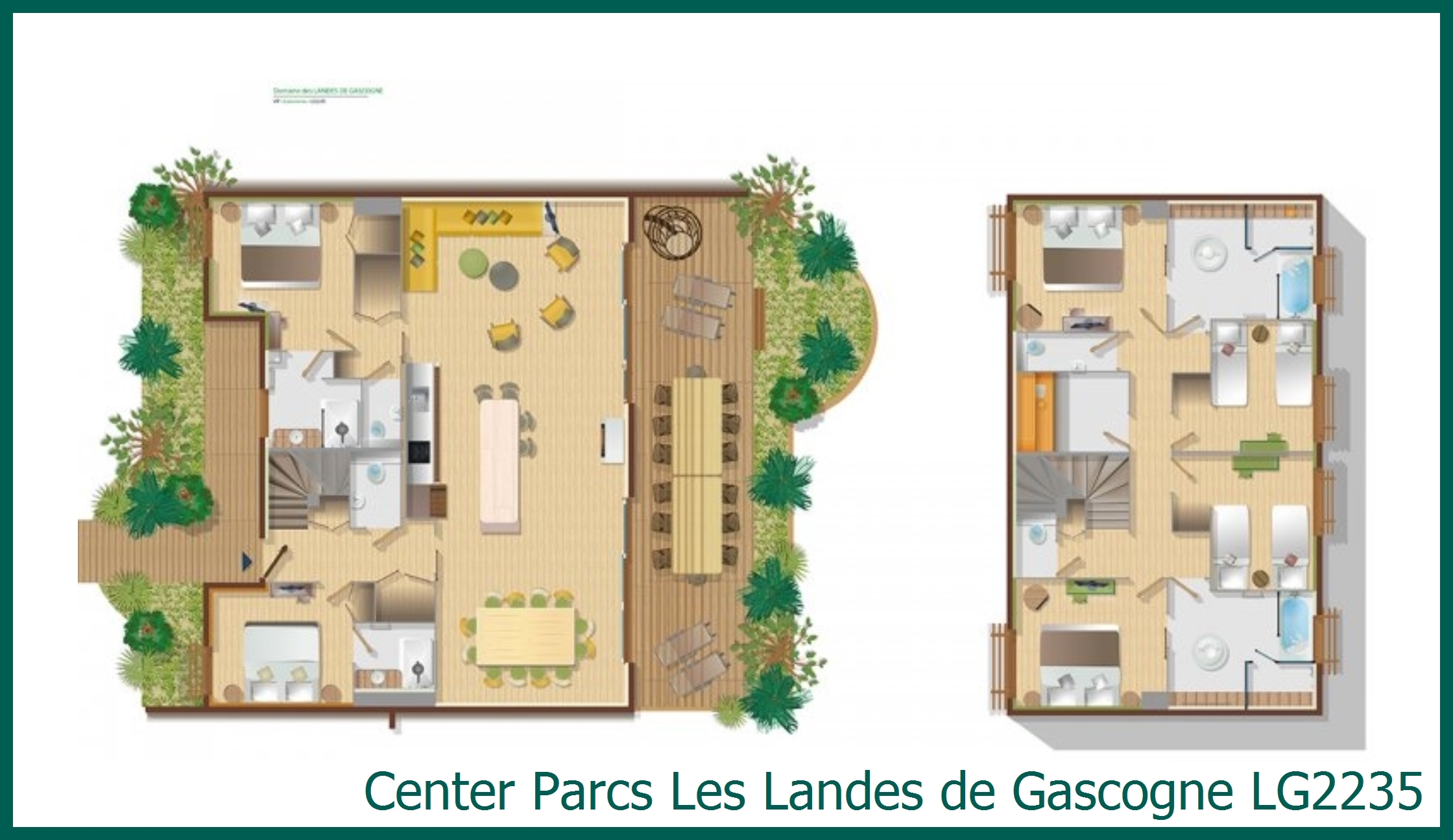 VIP cottage LG2235 at Les Landes de Gascogne