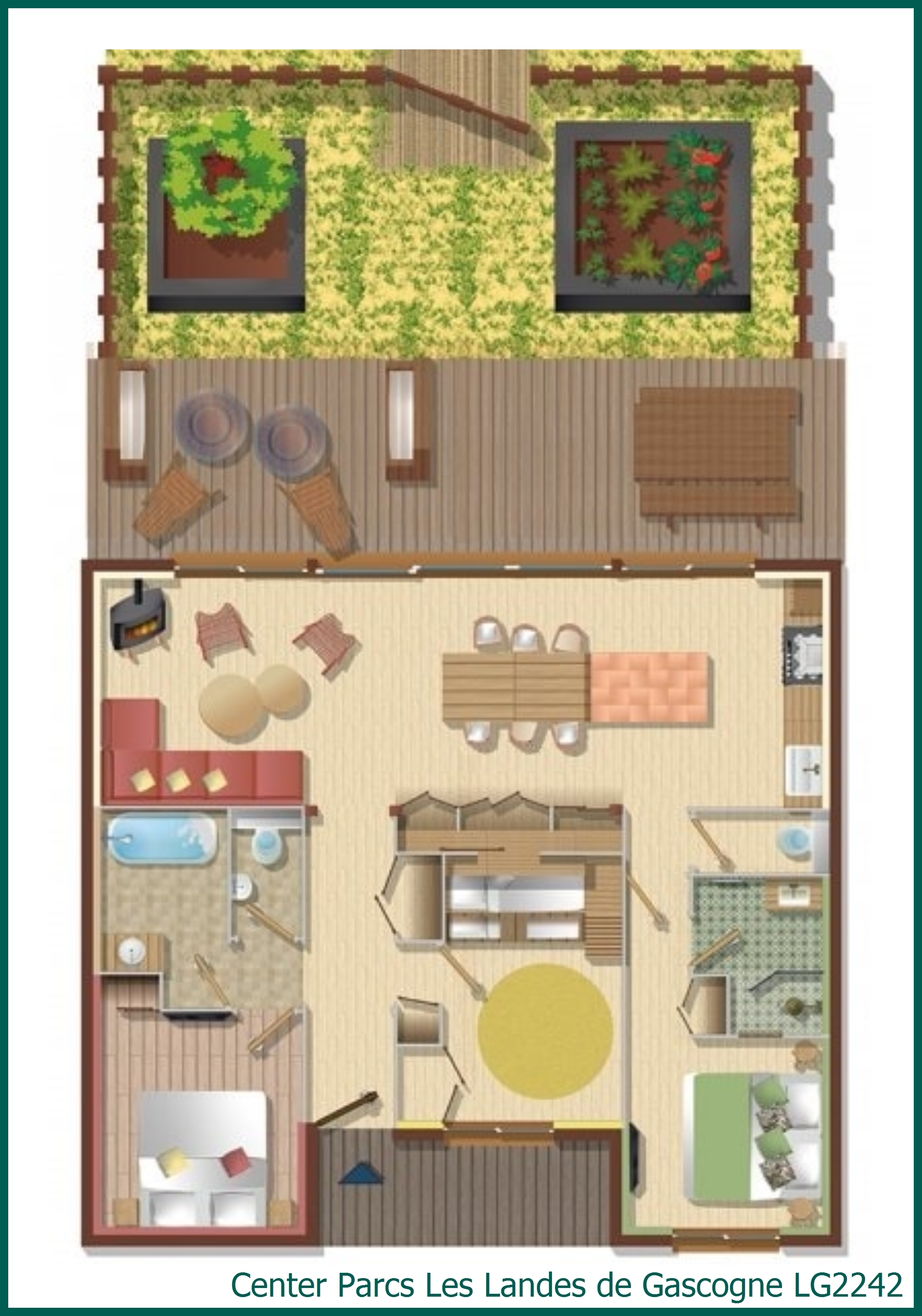 Farm house LG2242 at Les Landes de Gascogne