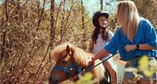 Pony Riding across the park at Center Parcs Port Zélande