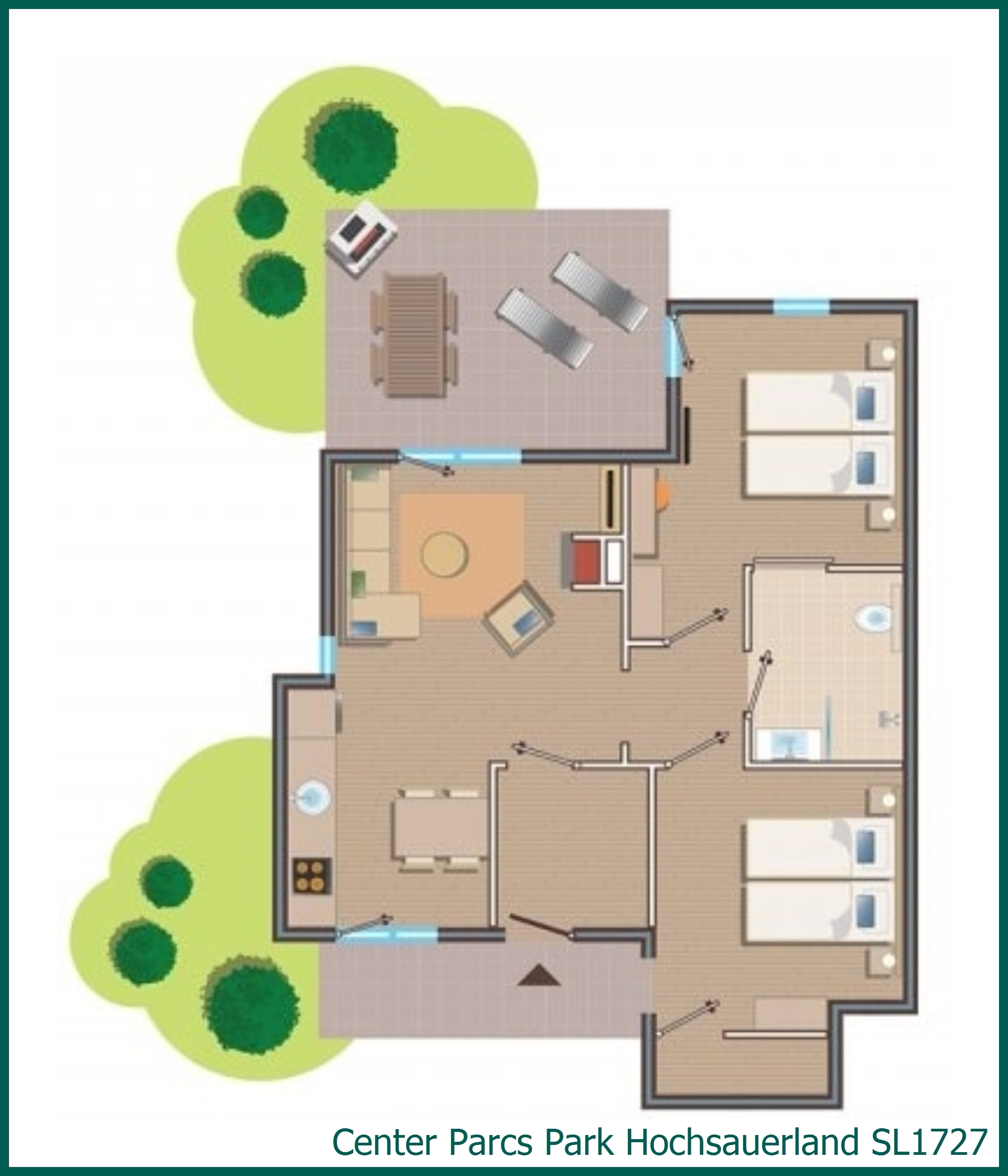 Premium cottage wheelchair friendly SL1727 at Park Hochsauerland