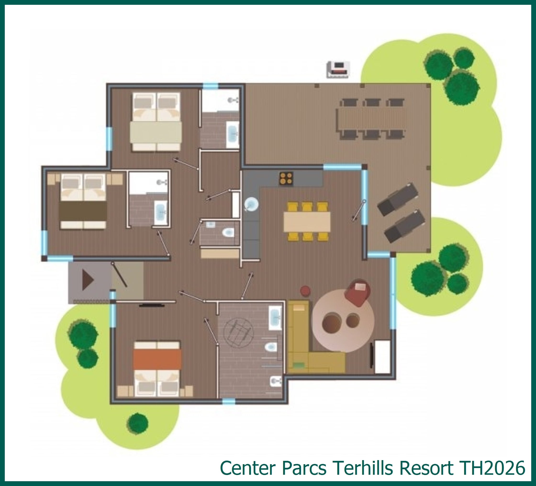 VIP cottage wheelchair friendly TH2026 at Terhills Resort