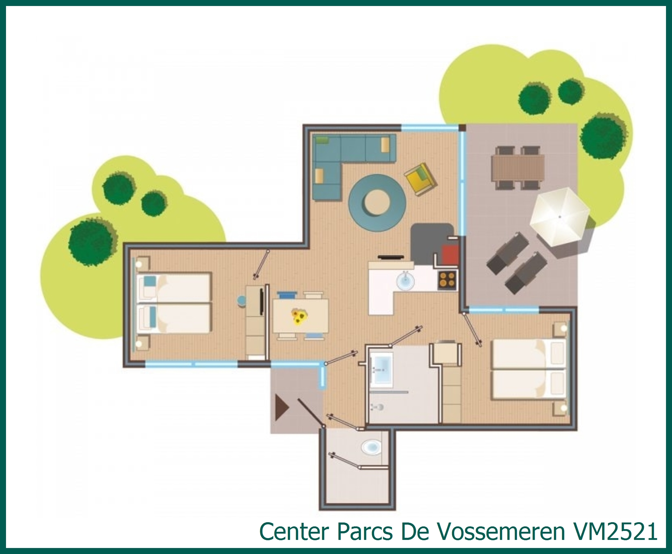 Premium cottage VM2521 at De Vossemeren