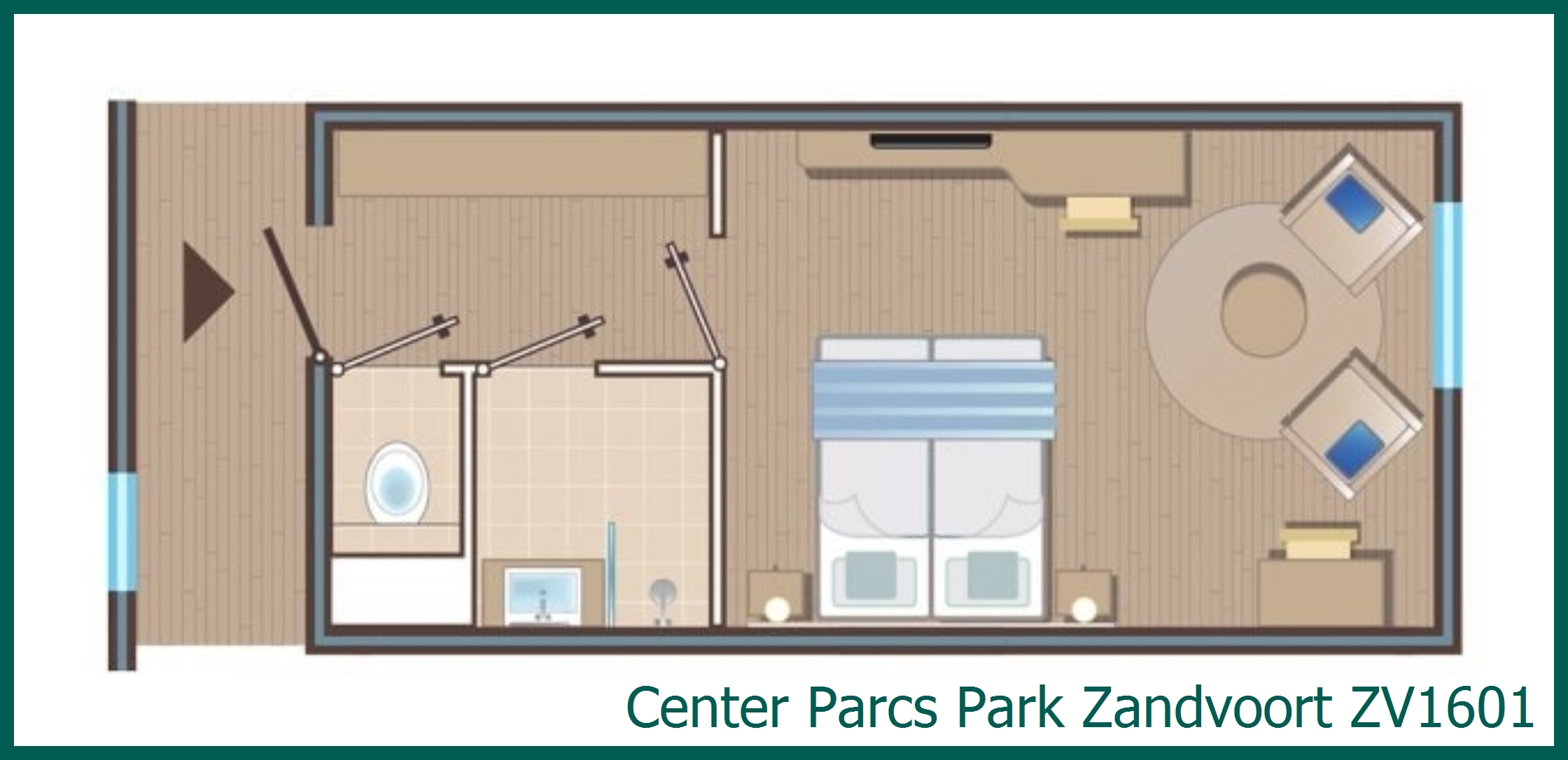 Hotel room ZV1601 at Park Zandvoort