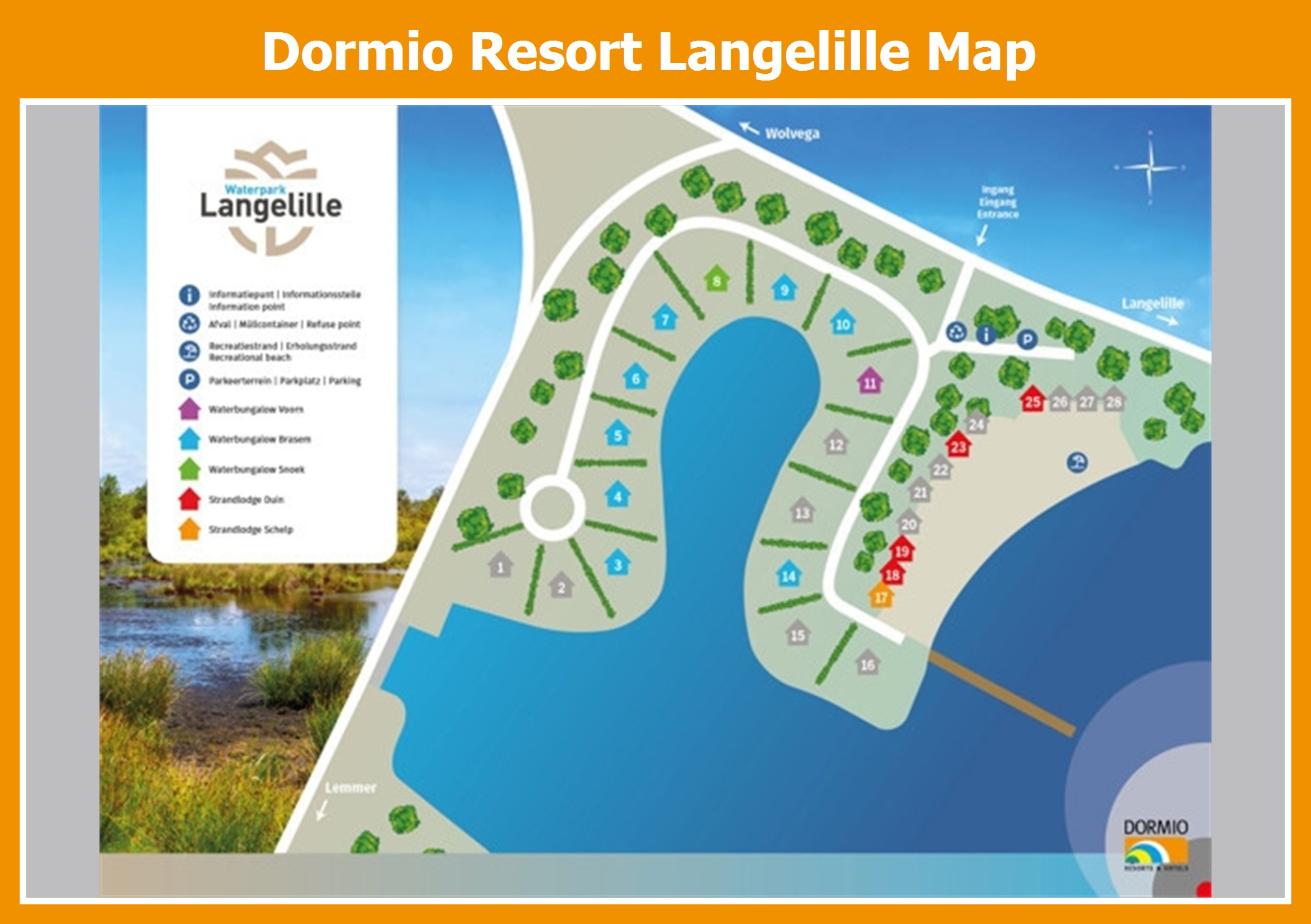 Map Dormio Resort Langelille