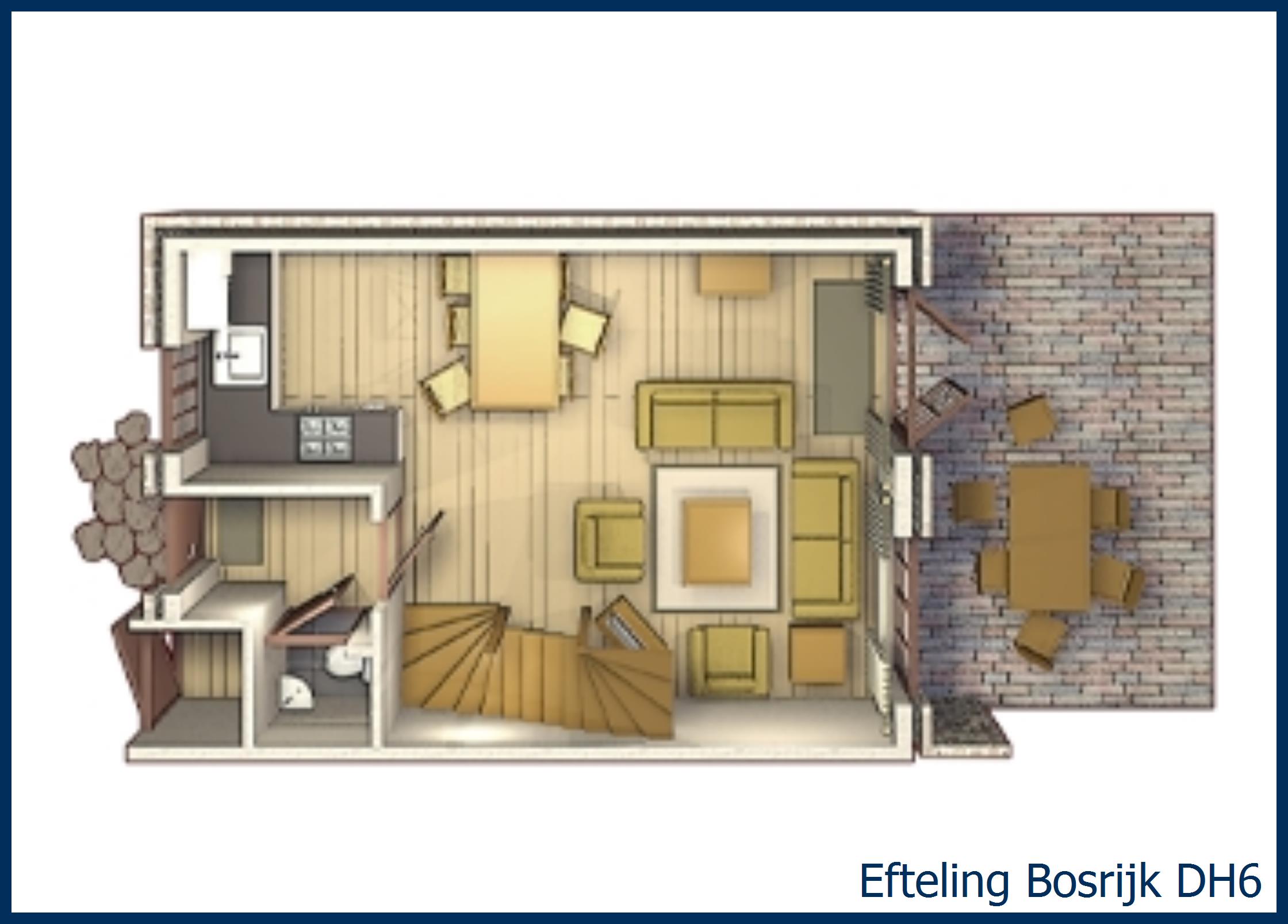 Village House 6-person DH6 at Bosrijk