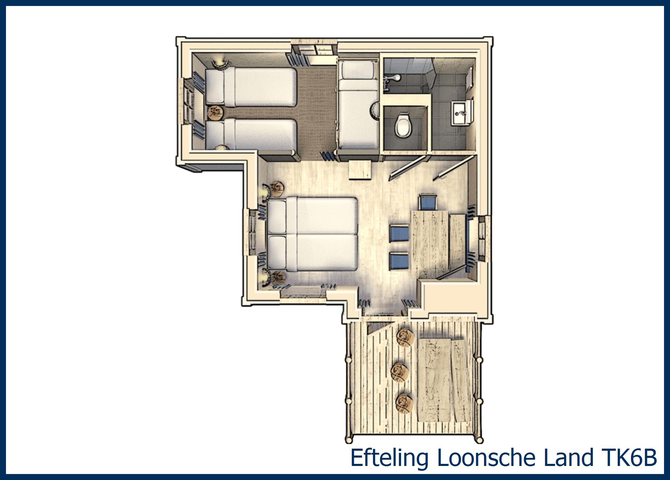 Themed Room Tree 6-person TK6B at Loonsche Land