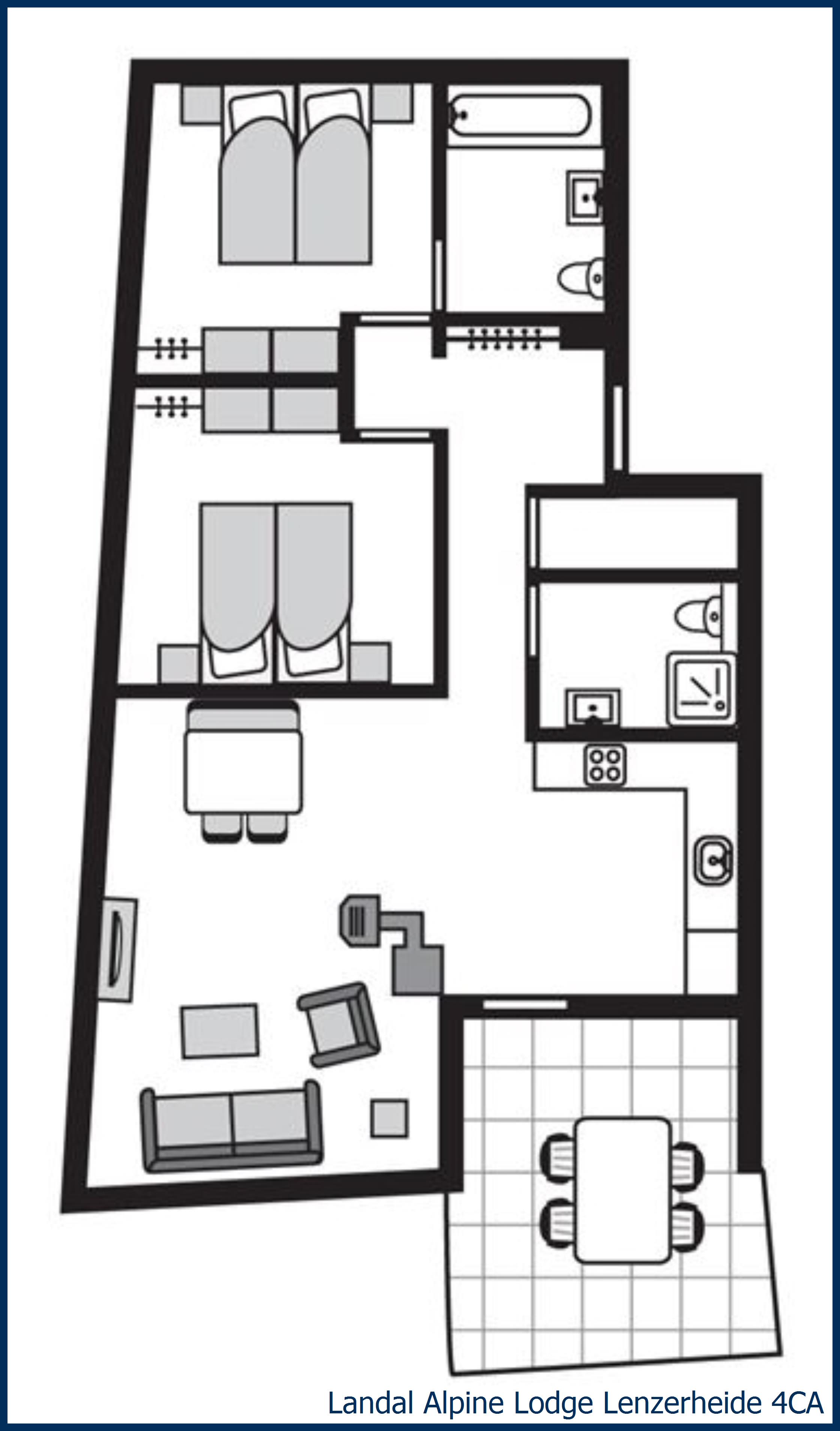 Apartment 4CA at Alpine Lodge Lenzerheide