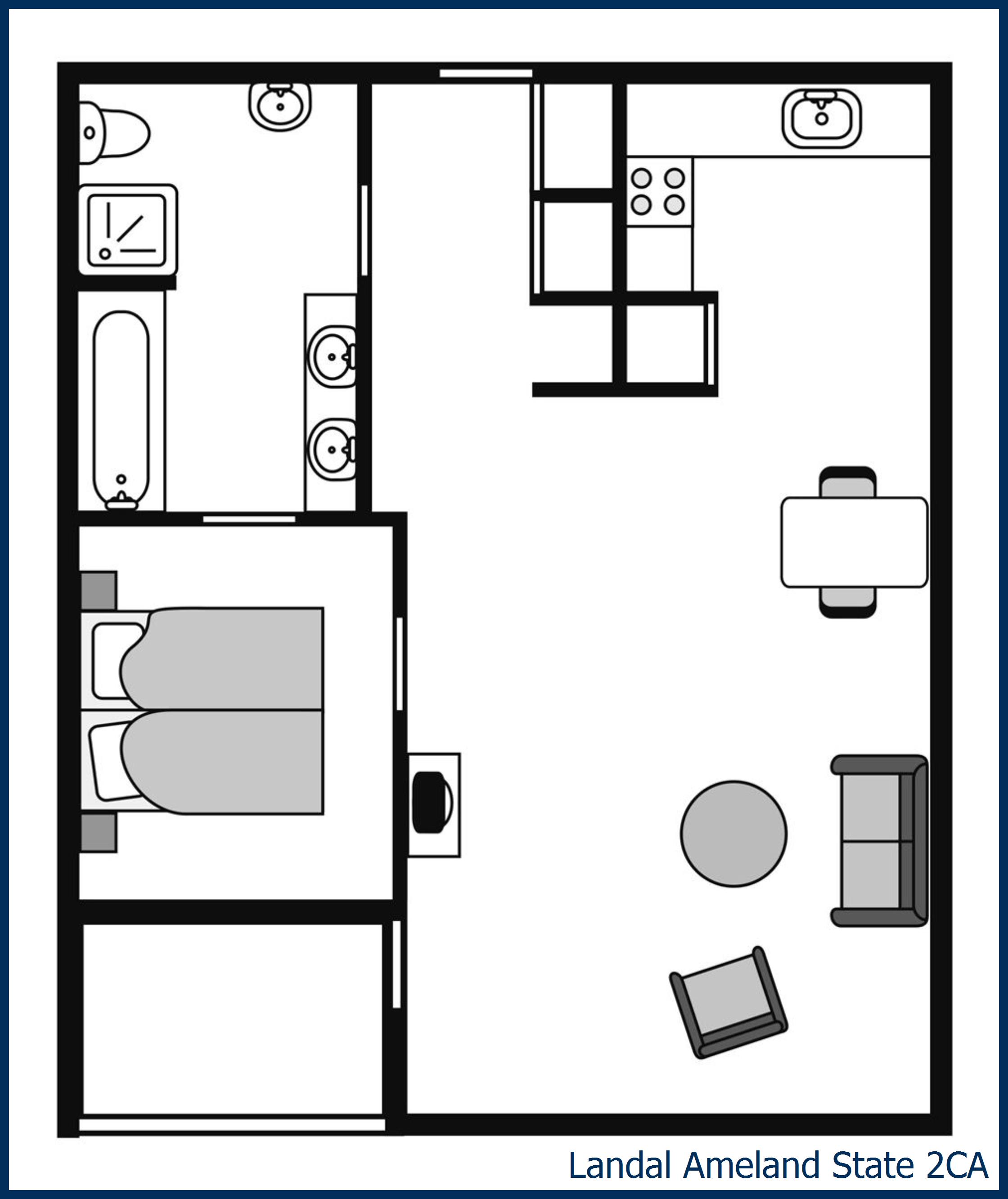 Apartment 2CA at Ameland State