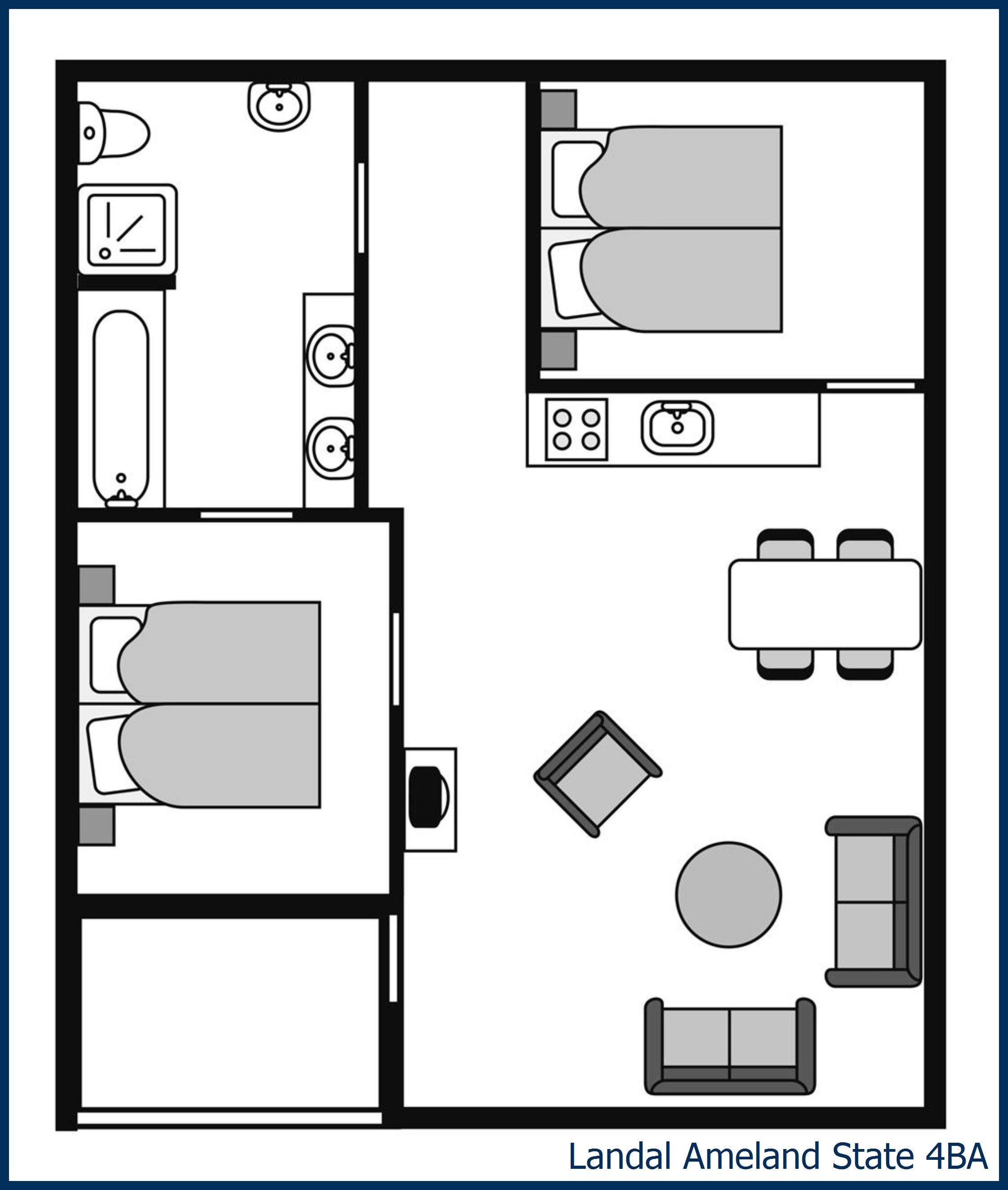 Apartment 4BA at Ameland State