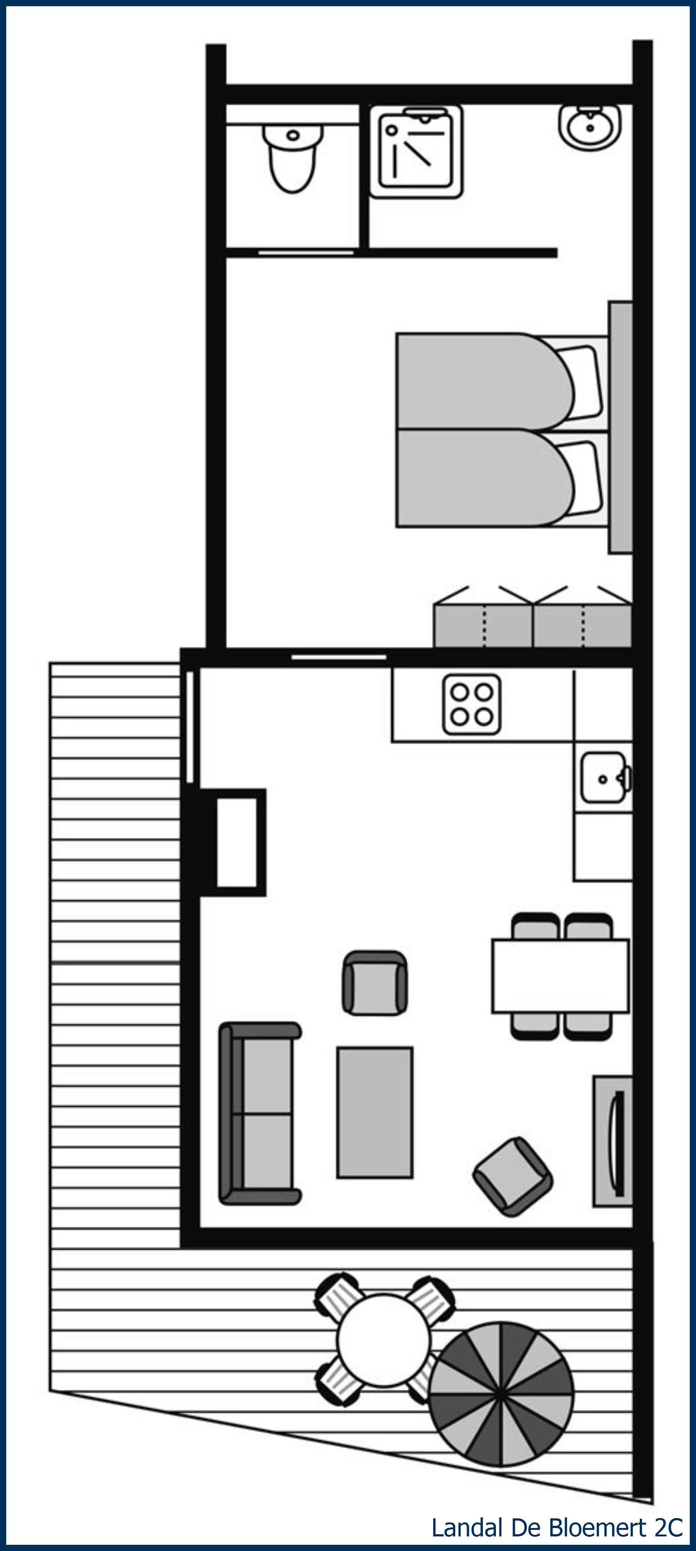 Bungalow 2C at De Bloemert