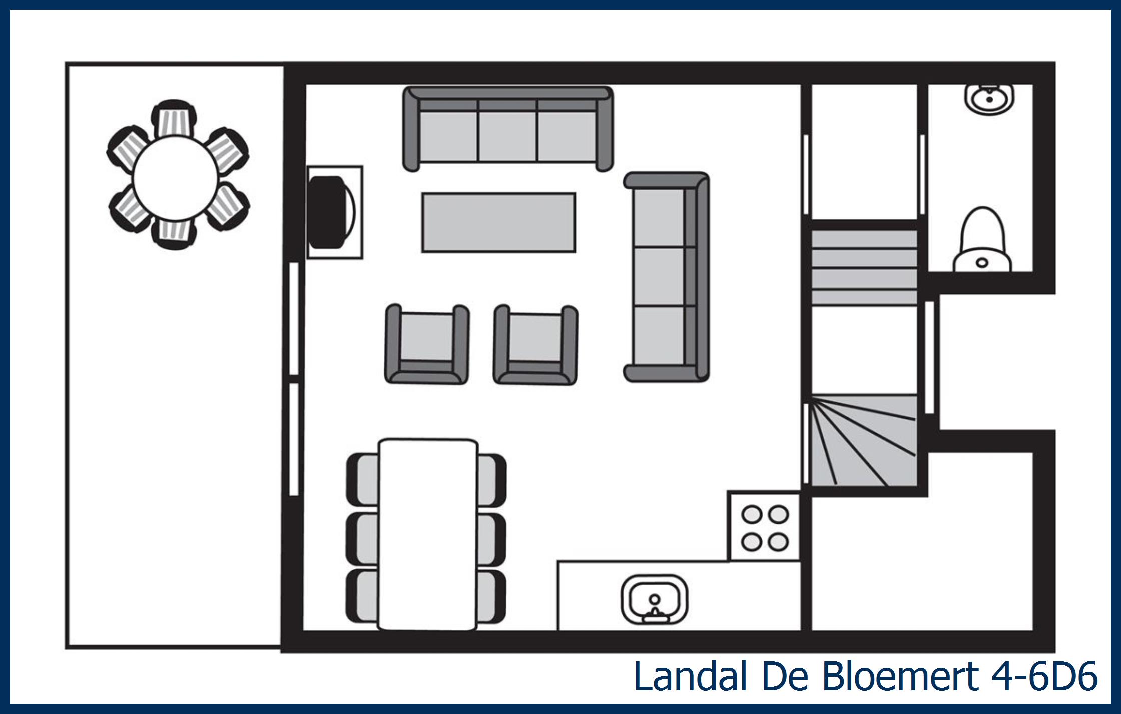 Bungalow 4-6D6 at De Bloemert
