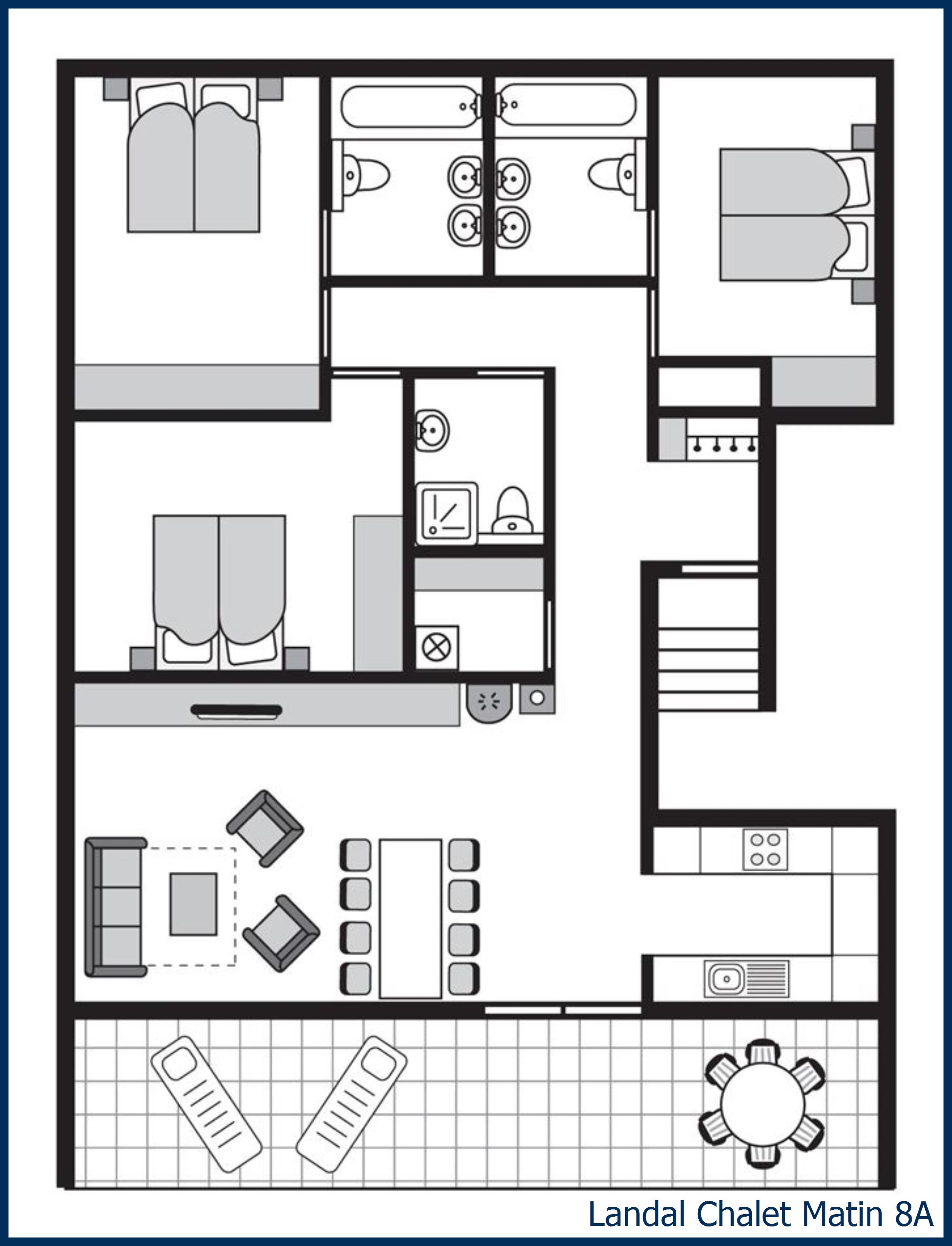 Apartment 8A at Chalet Matin