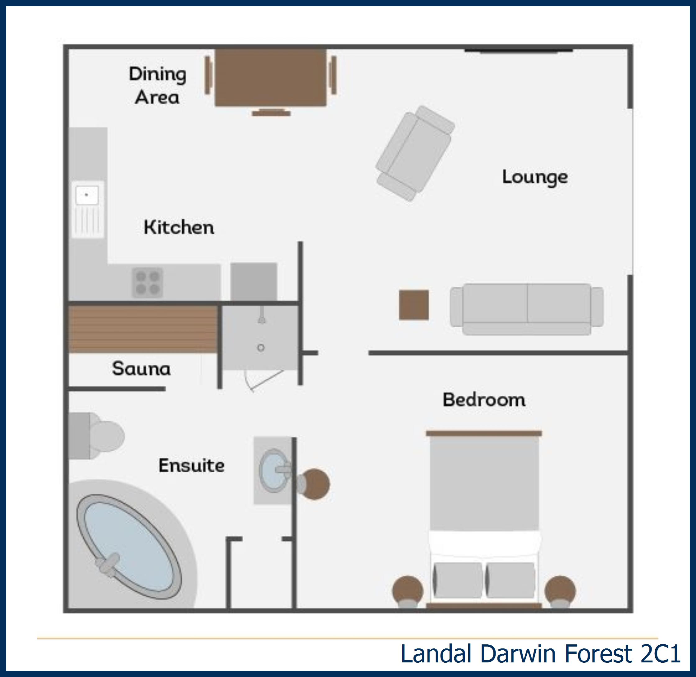 Chalet - Haddon Classic Skyline 1 2C1 at Darwin Forest