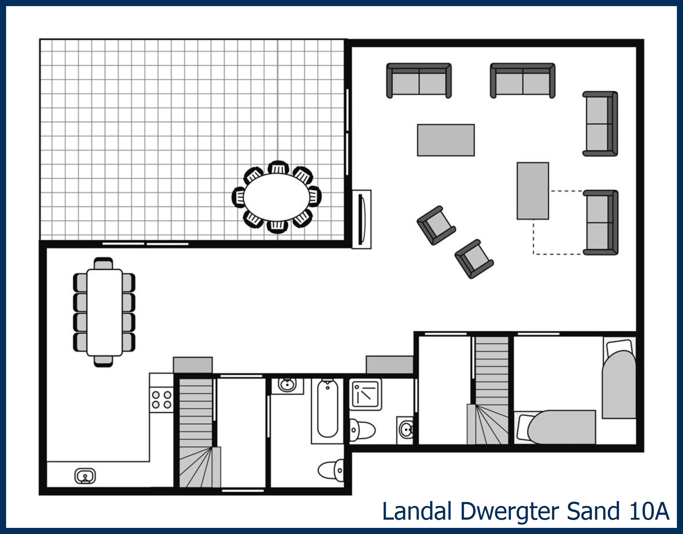 Bungalow 10A at Dwergter Sand