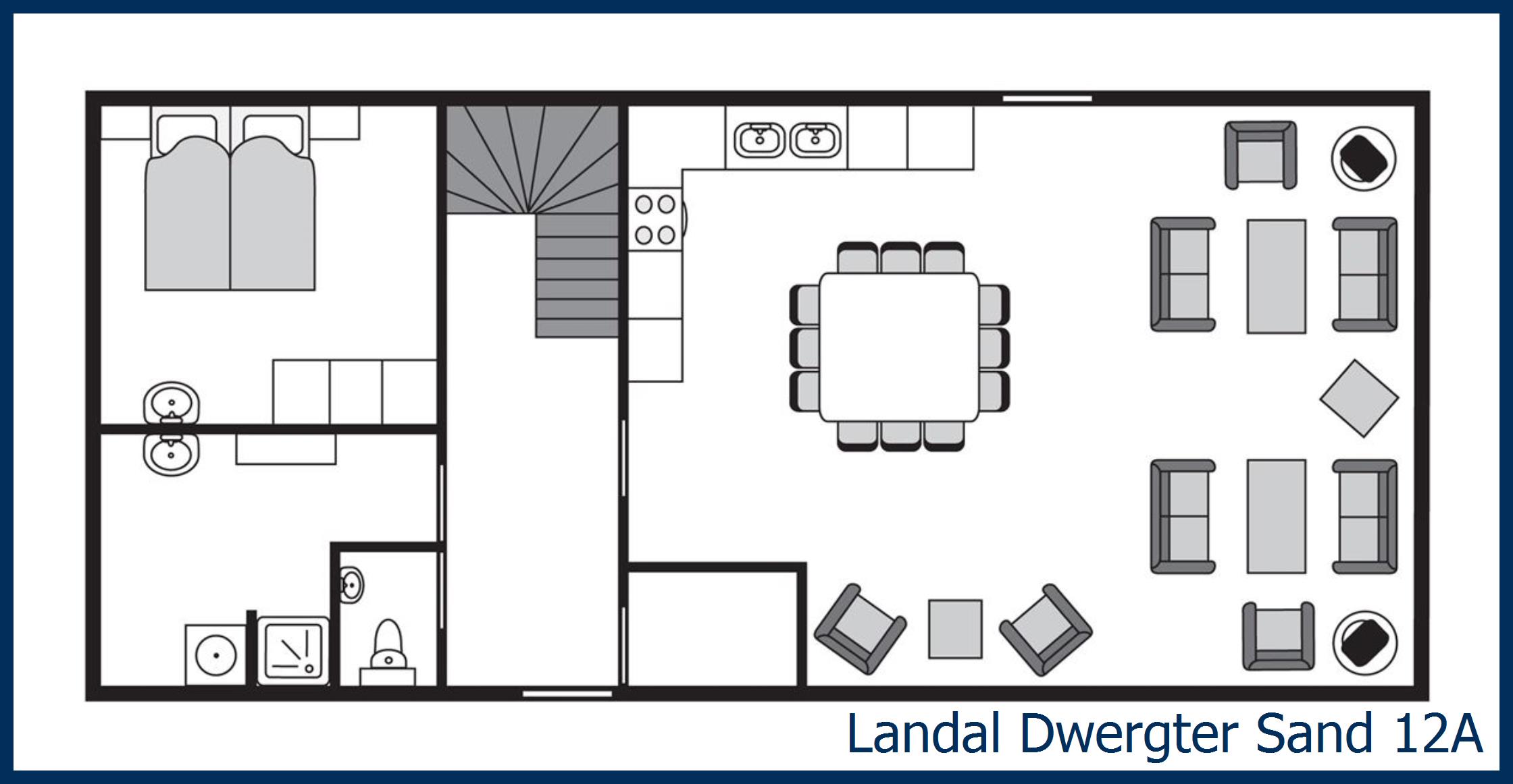 Bungalow 12A at Dwergter Sand