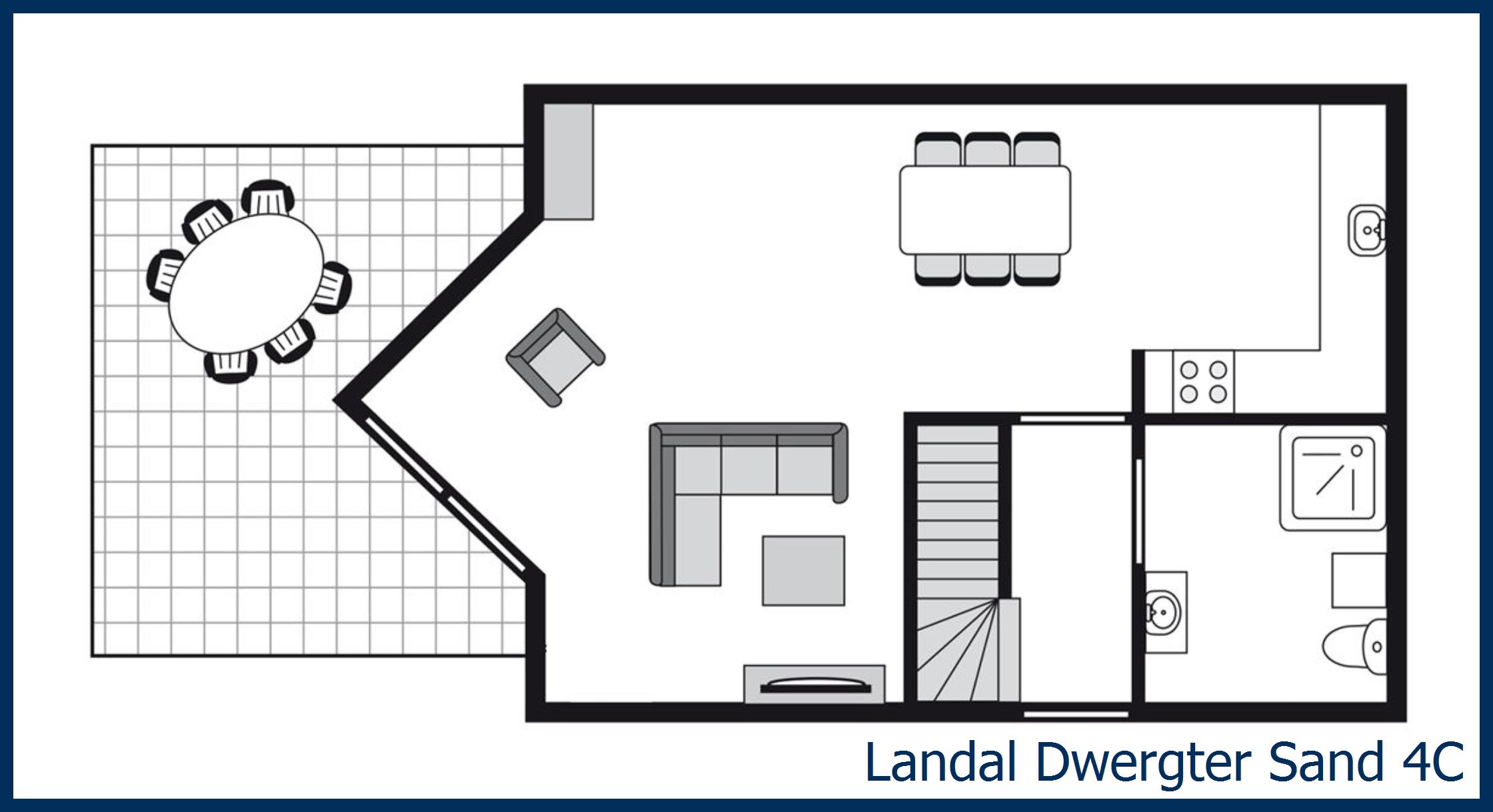 Bungalow 4C at Dwergter Sand