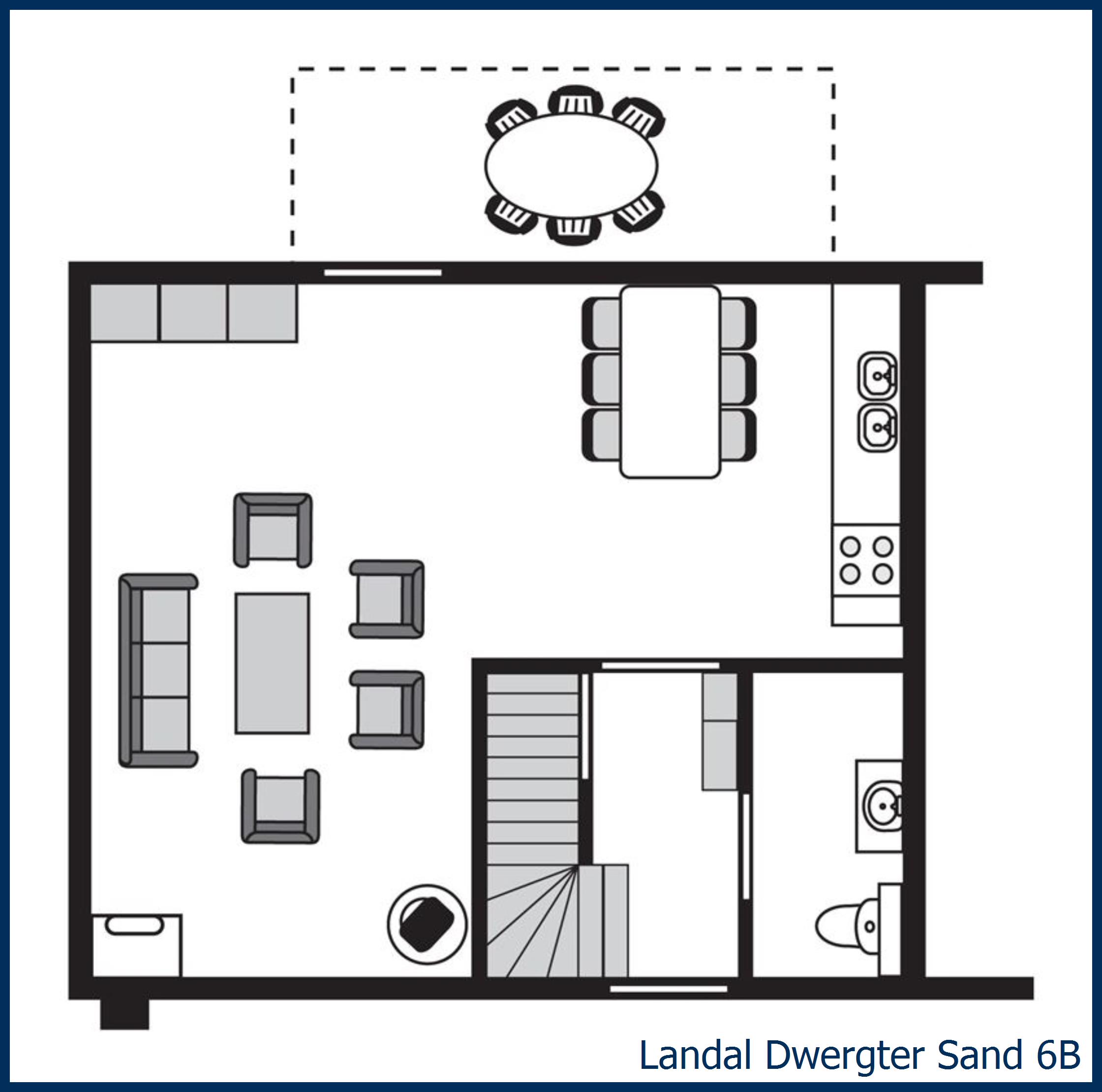Bungalow 6B at Dwergter Sand