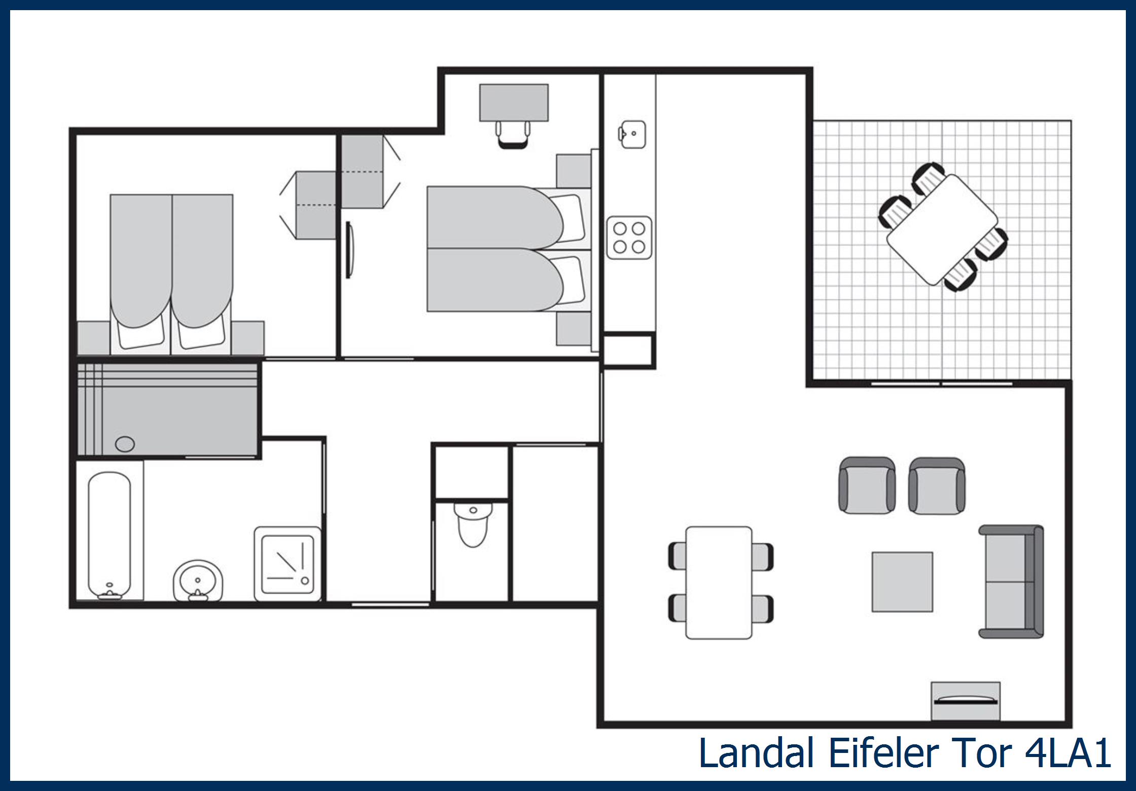 Apartment 4LA1 at Eifeler Tor