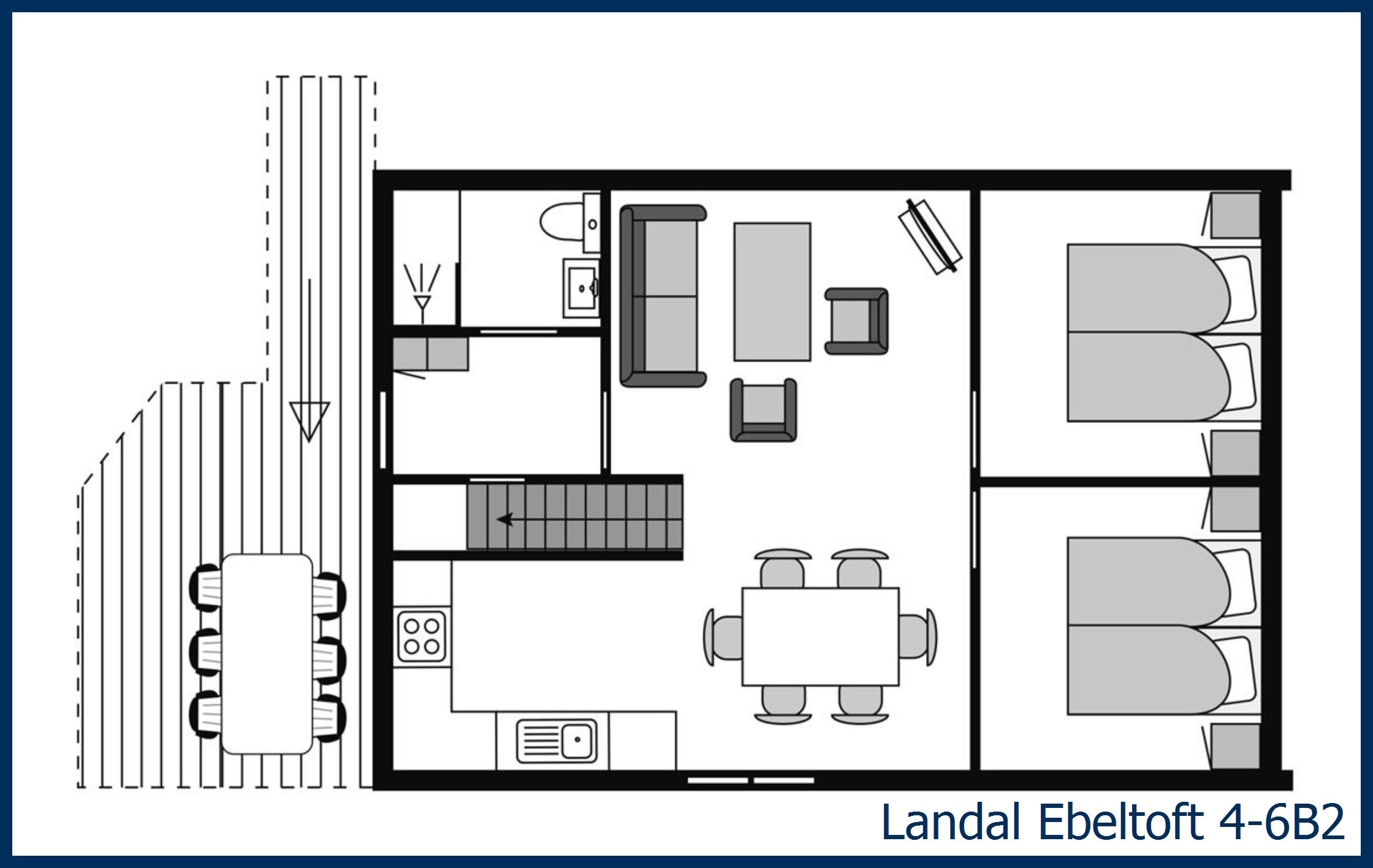 Bungalow 4-6B2 at Ebeltoft