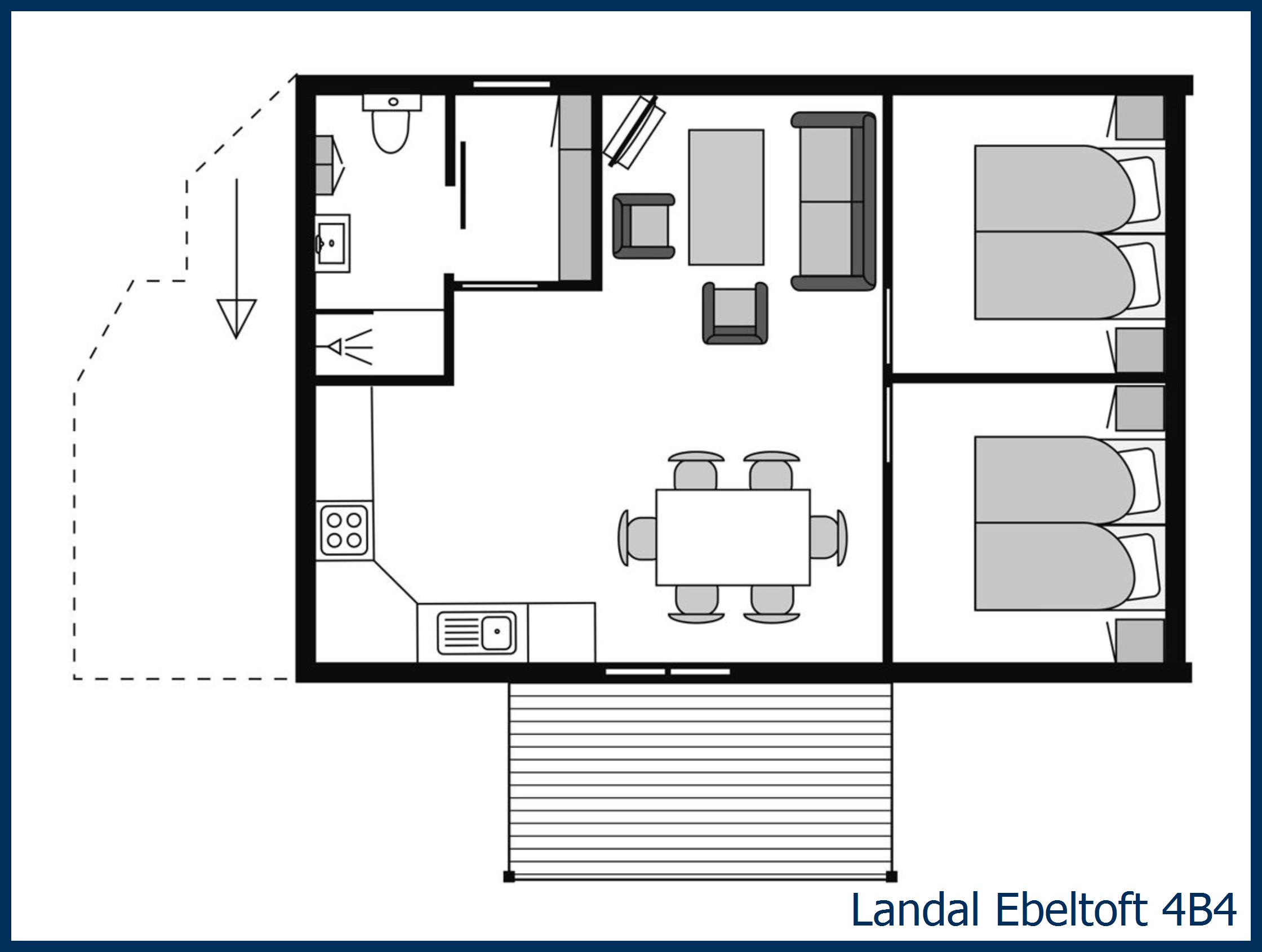 Bungalow 4B4 at Ebeltoft