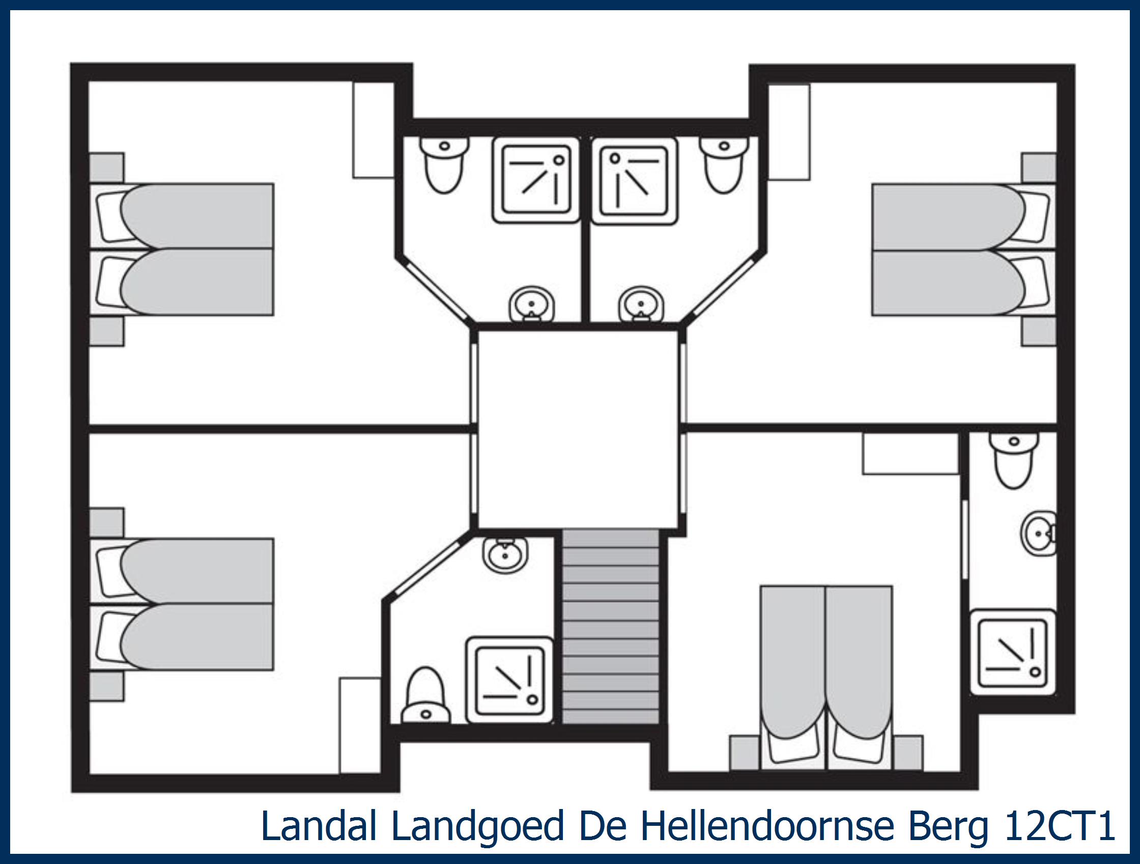 Bungalow - Extra accessible 12CT1 at De Hellendoornse Berg