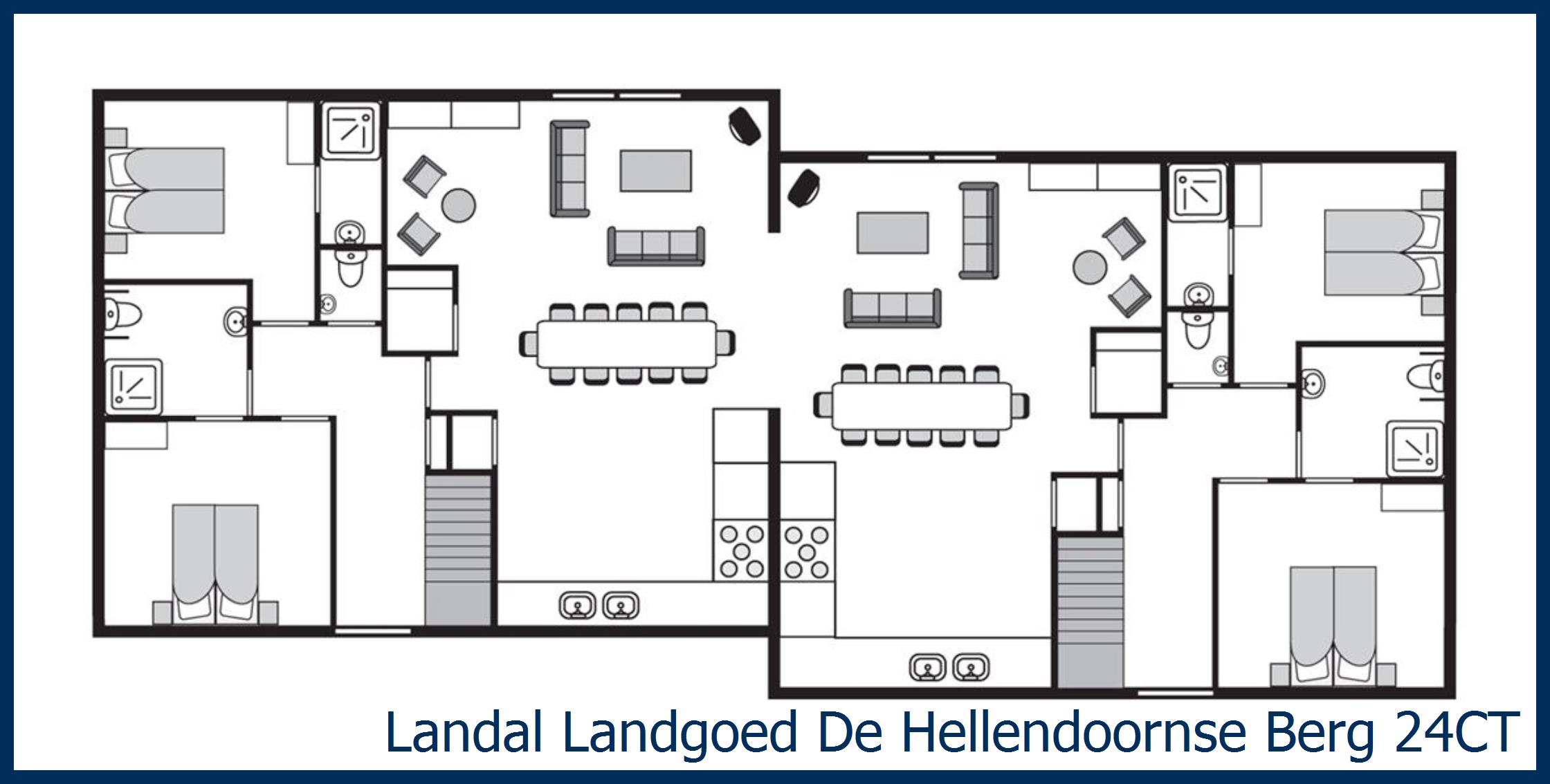 Bungalow - Extra accessible 24CT at De Hellendoornse Berg