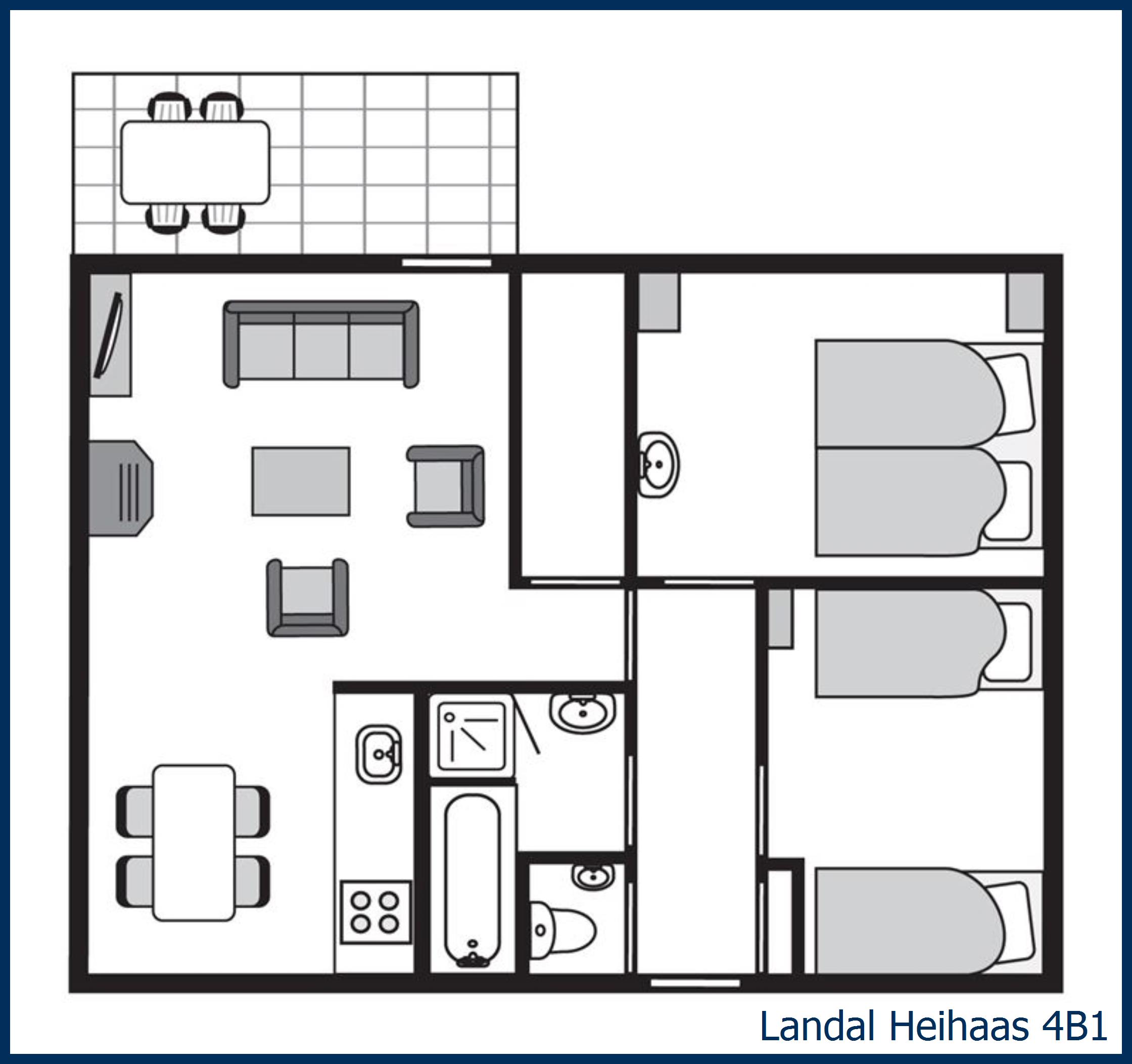 Bungalow 4B1 at Heihaas