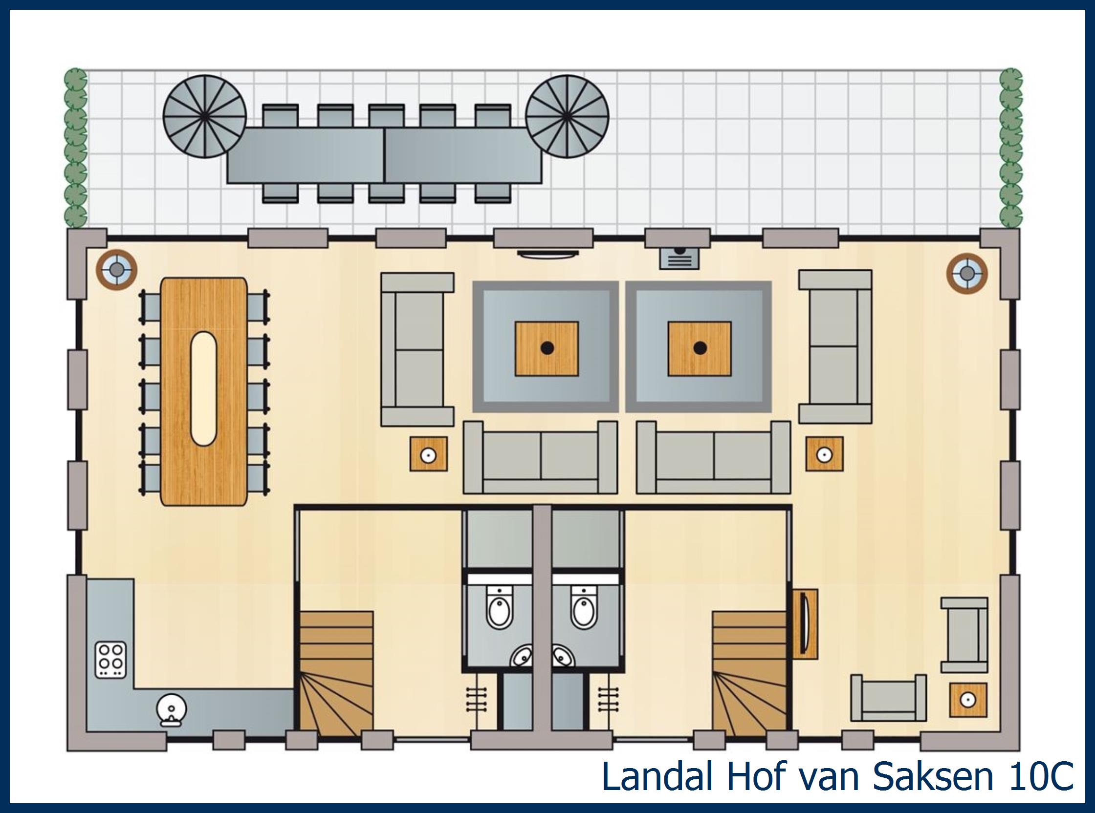 Farmhouse 10C at Hof van Saksen